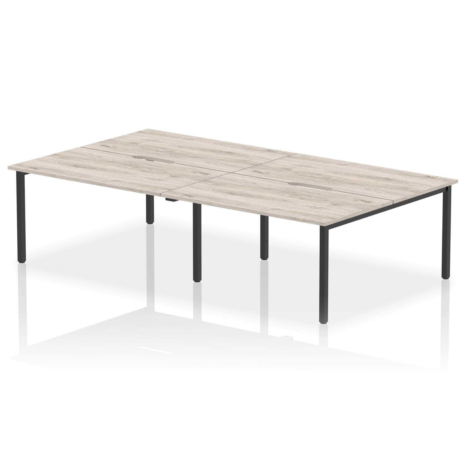 Grey Oak / Black Frame