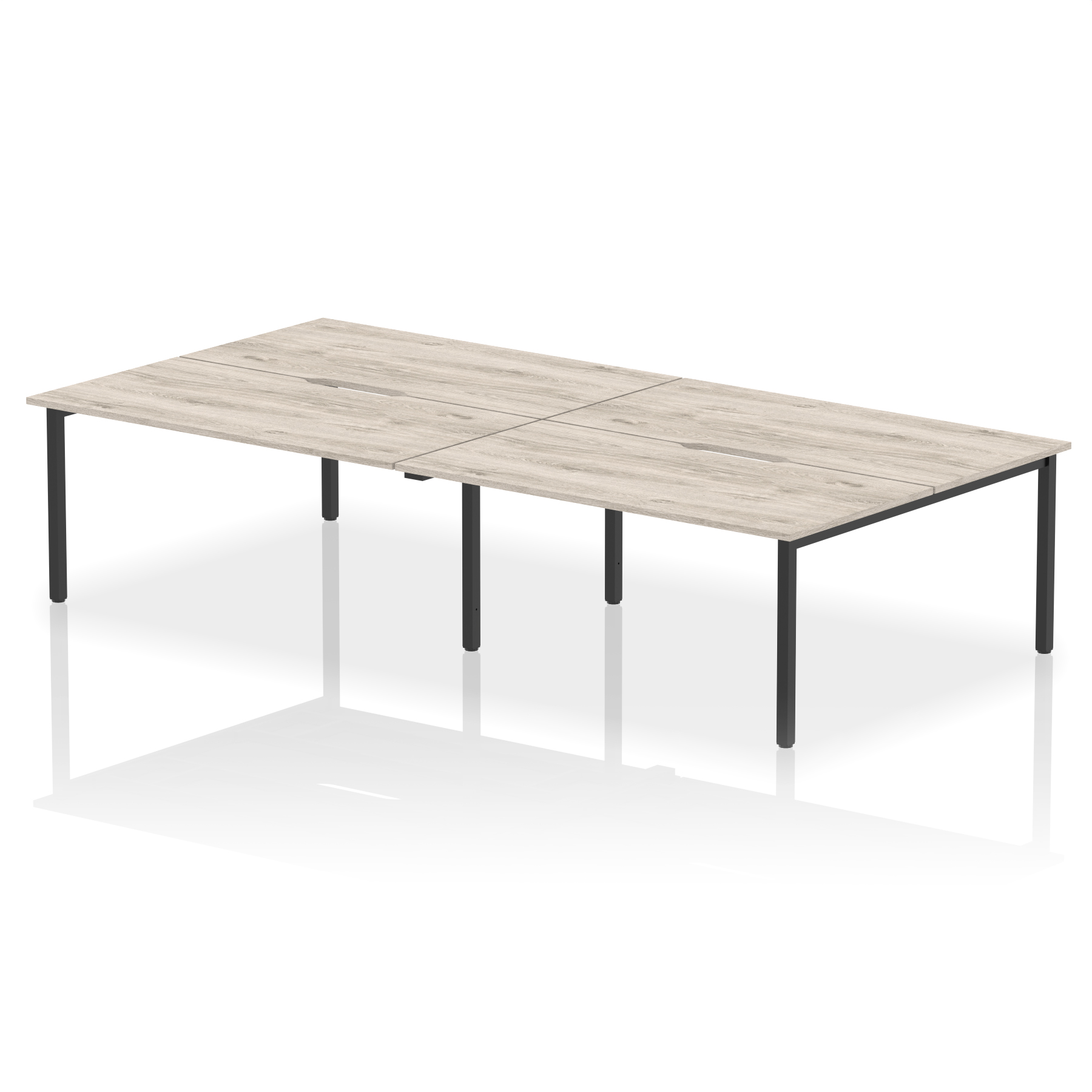 Grey Oak / Black Frame