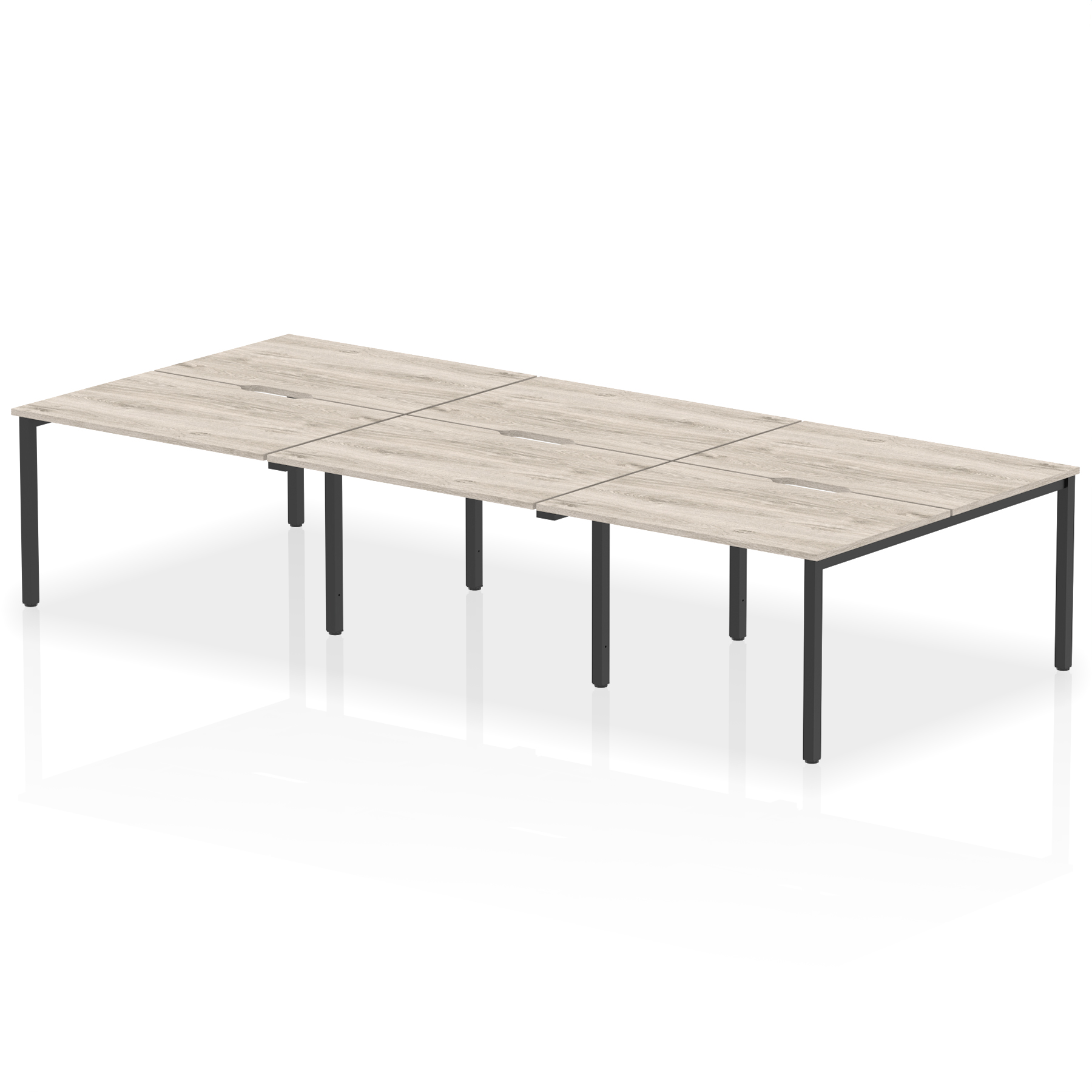 Grey Oak / Black Frame