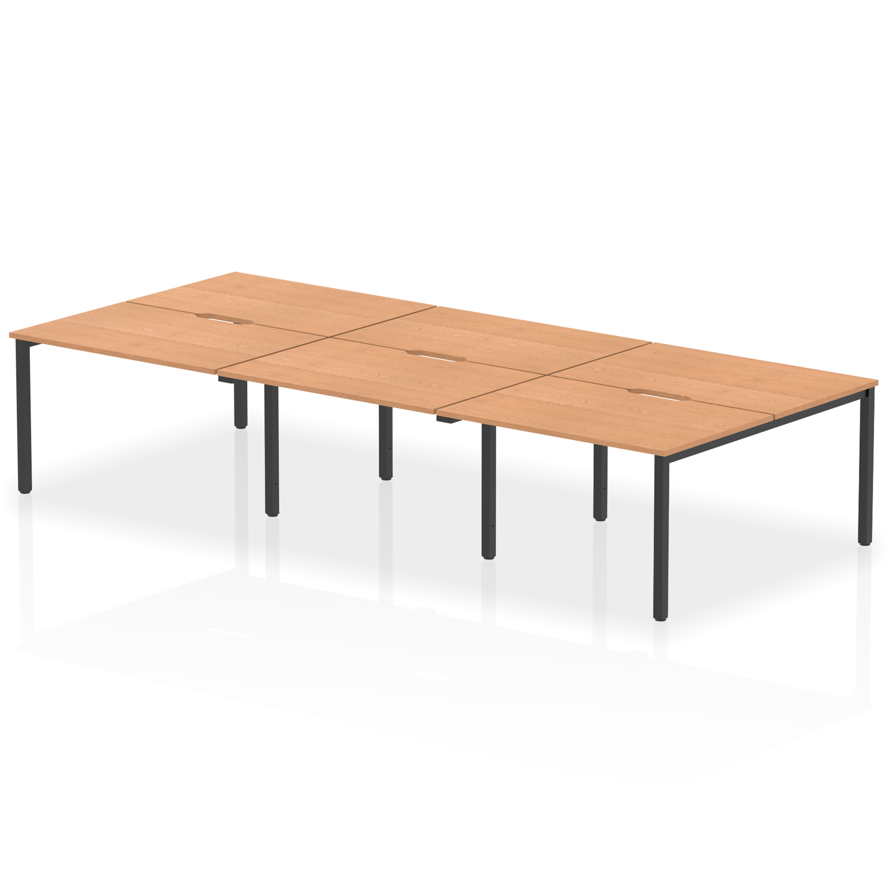 Oak / Black Frame