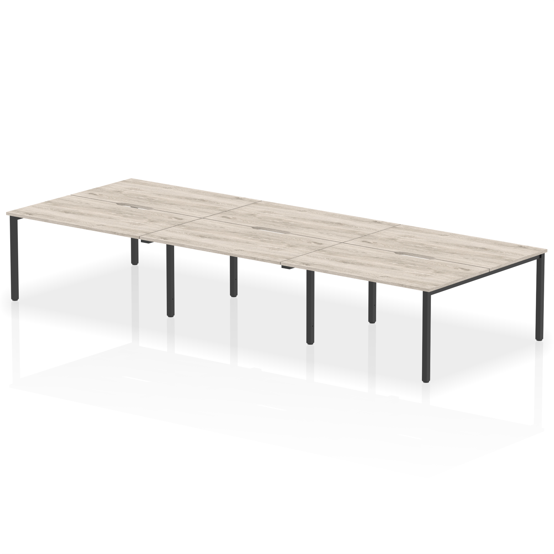 Grey Oak / Black Frame
