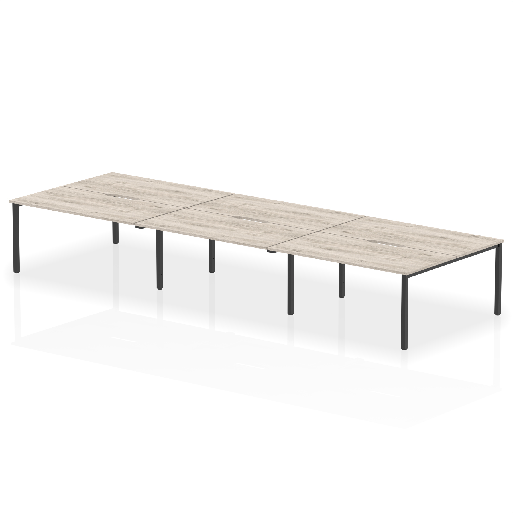 Grey Oak / Black Frame