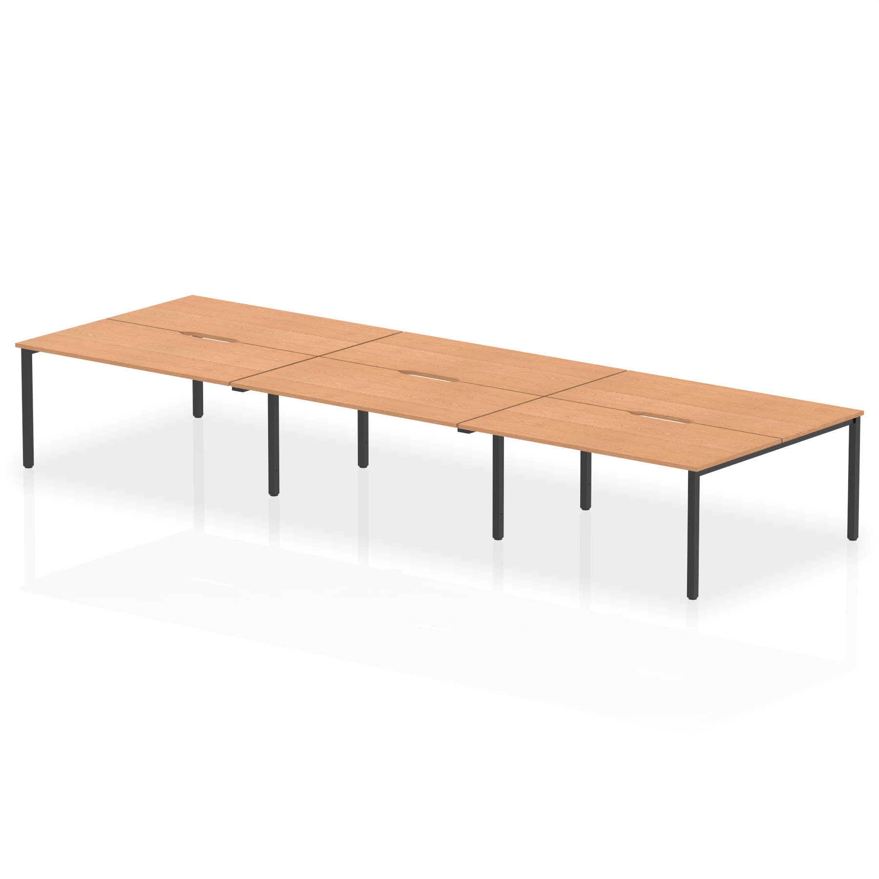 Oak / Black Frame