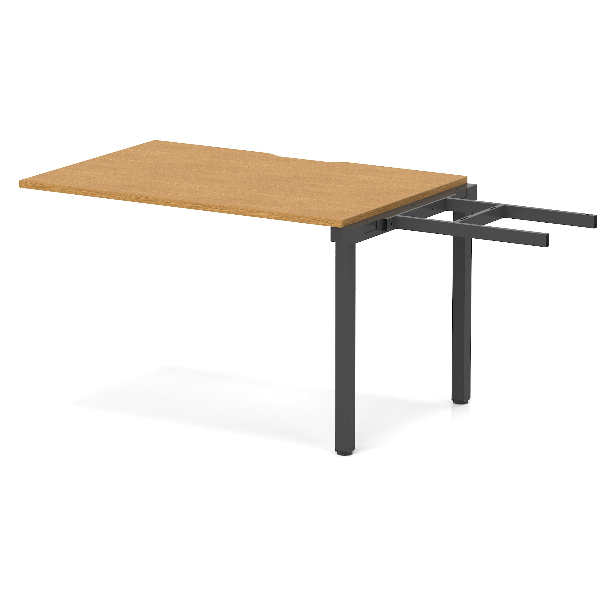 Oak / Black Frame