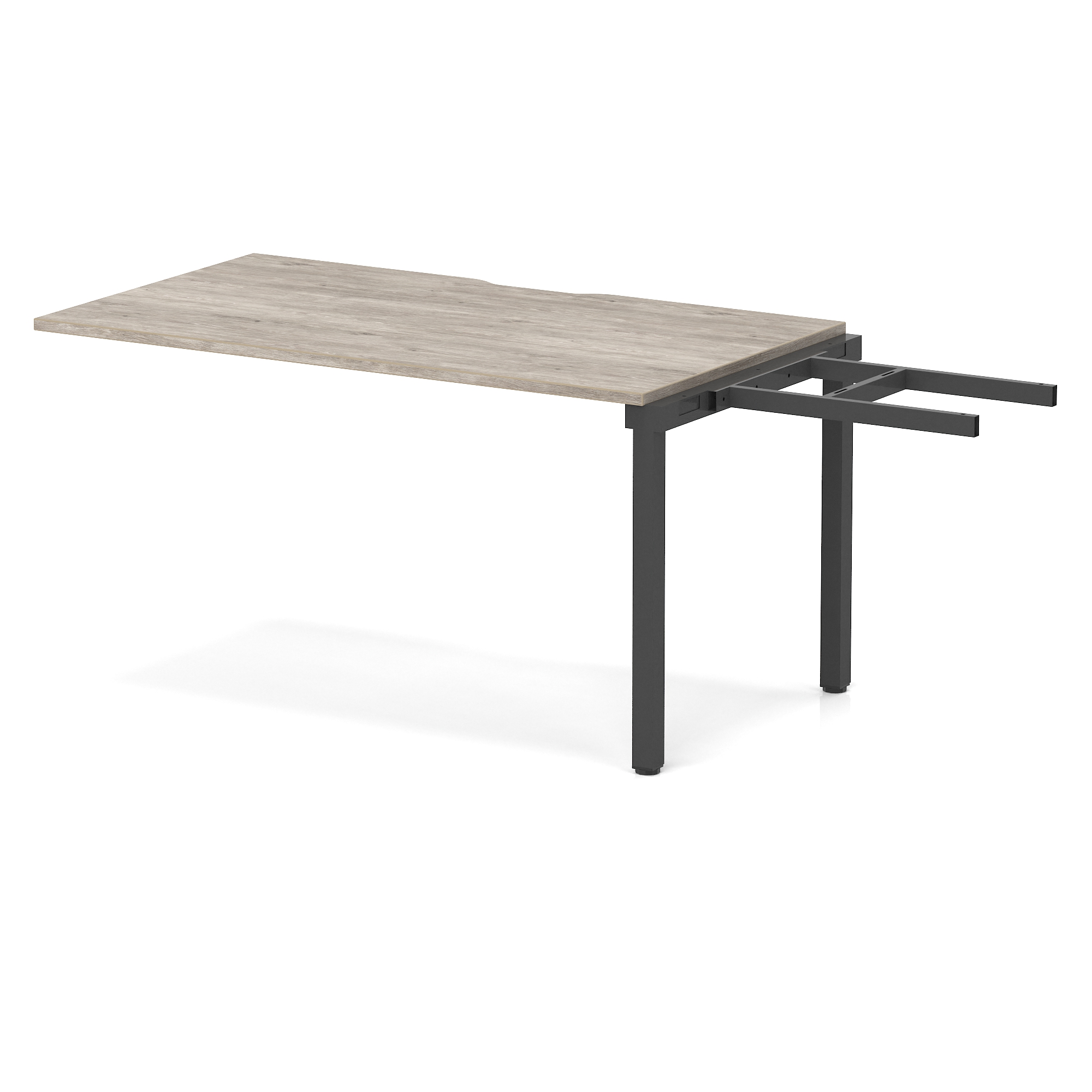 Grey Oak / Black Frame