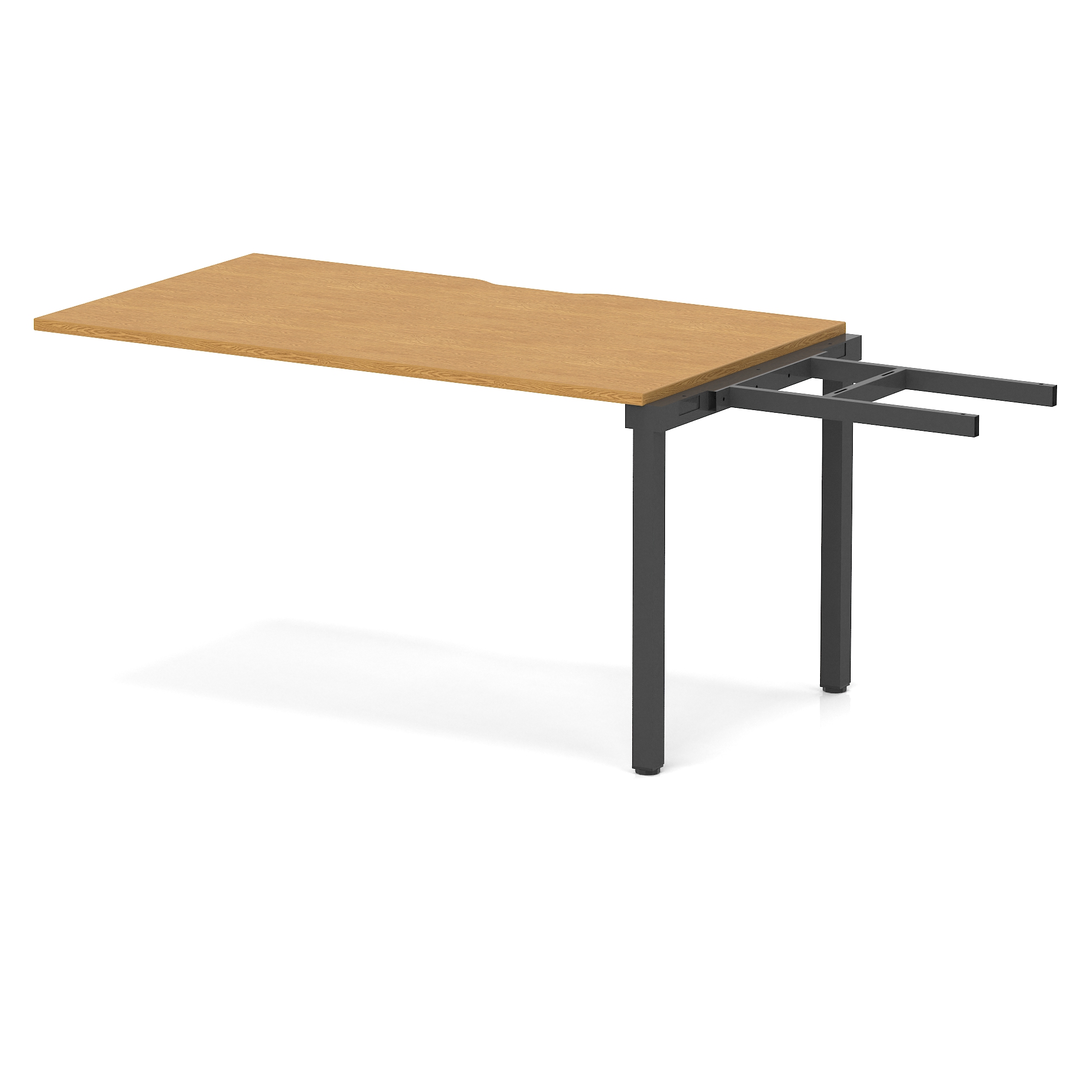 Oak / Black Frame