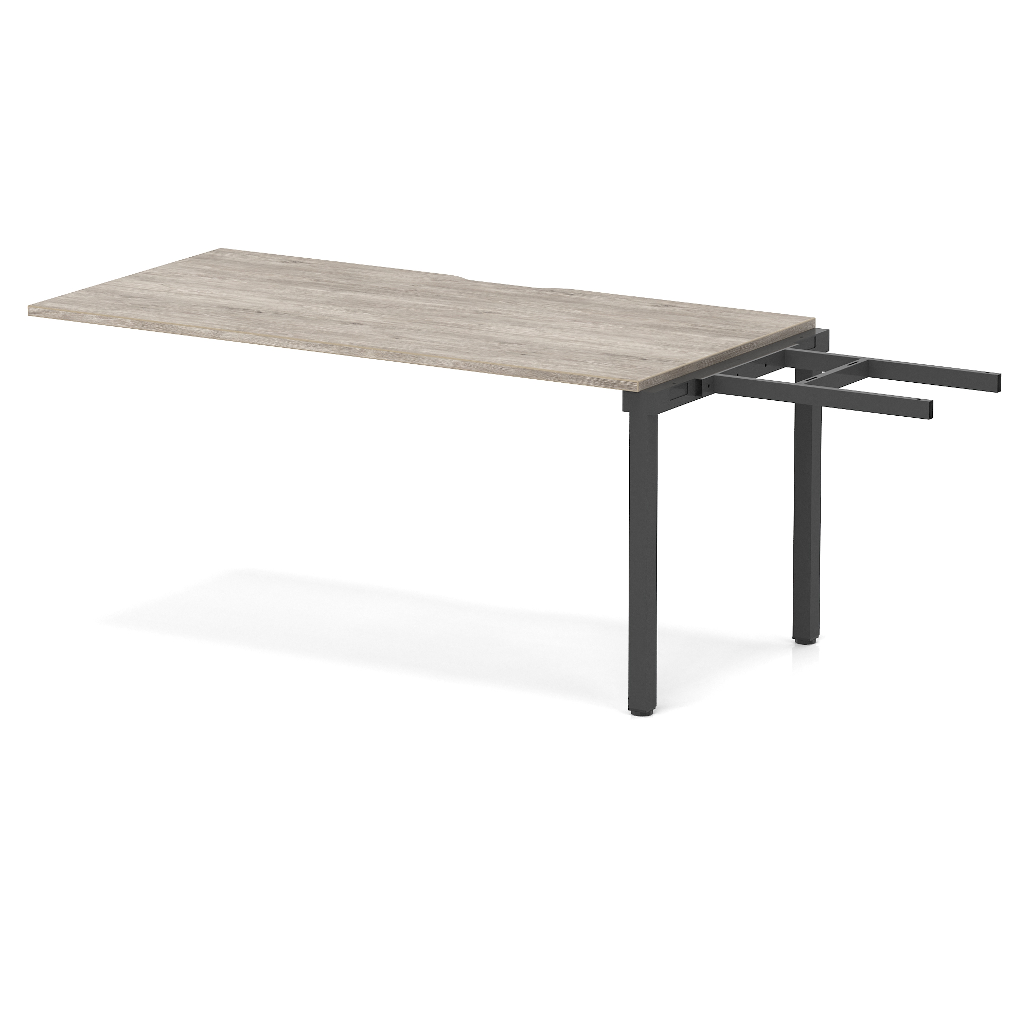 Grey Oak / Black Frame