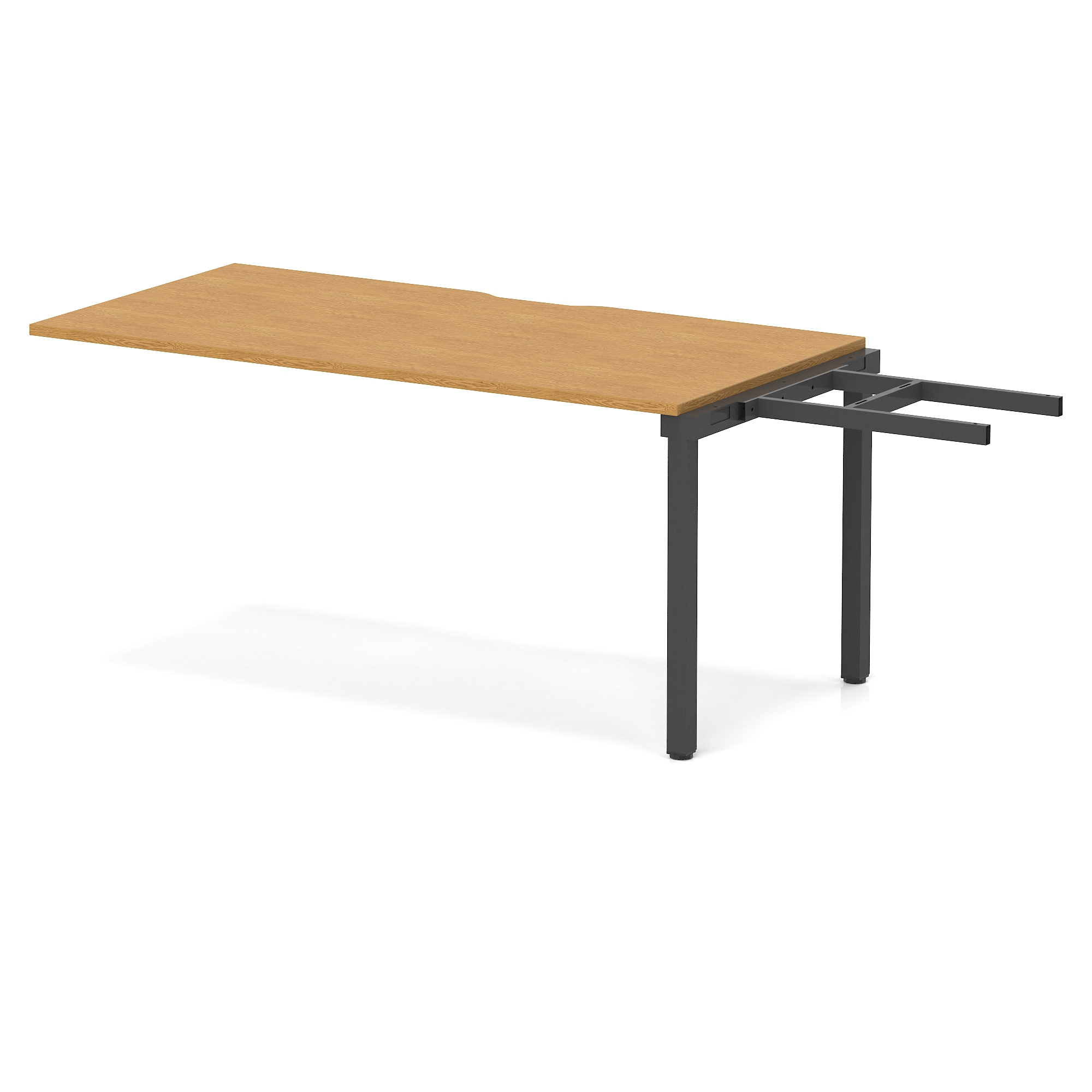 Oak / Black Frame