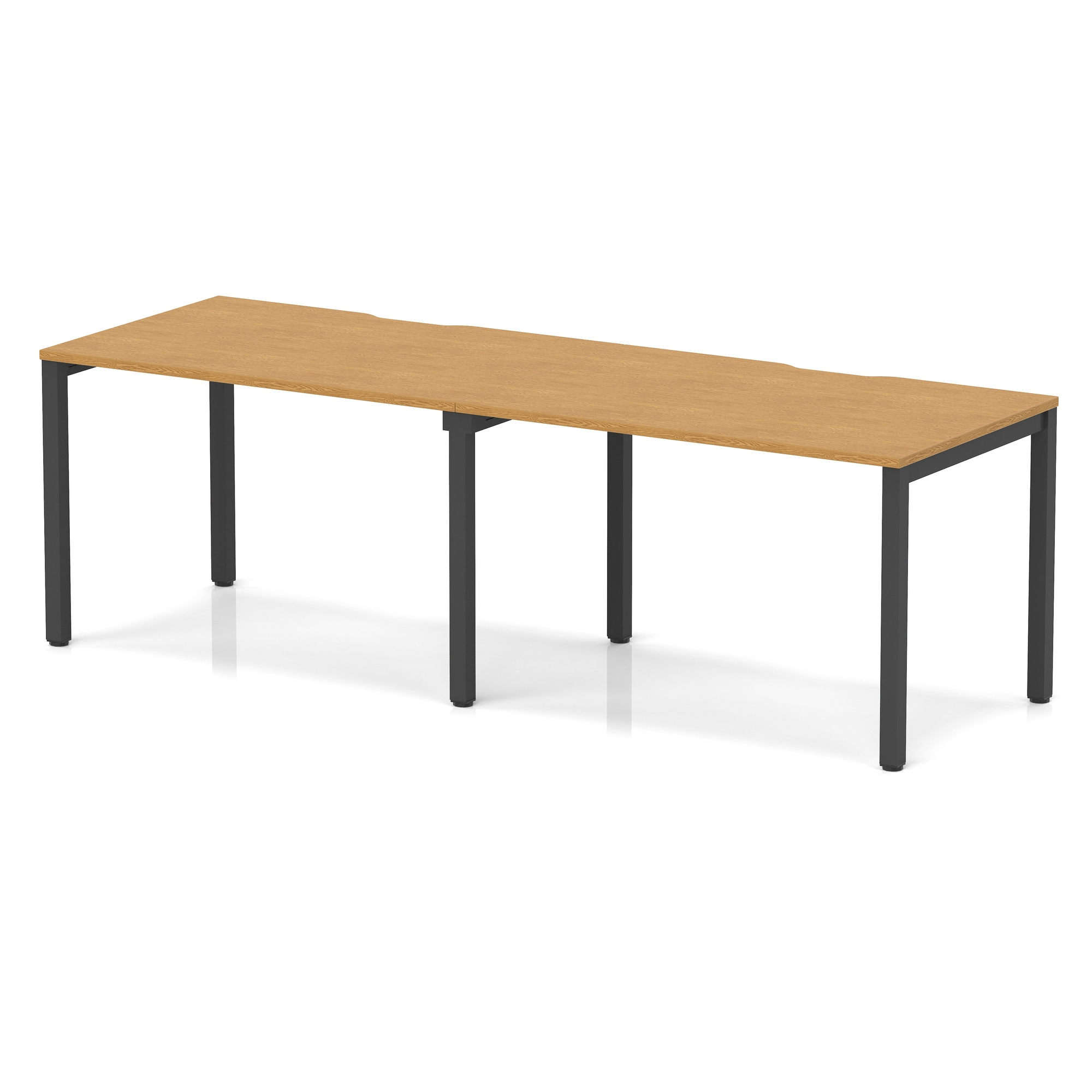 Oak / Black Frame