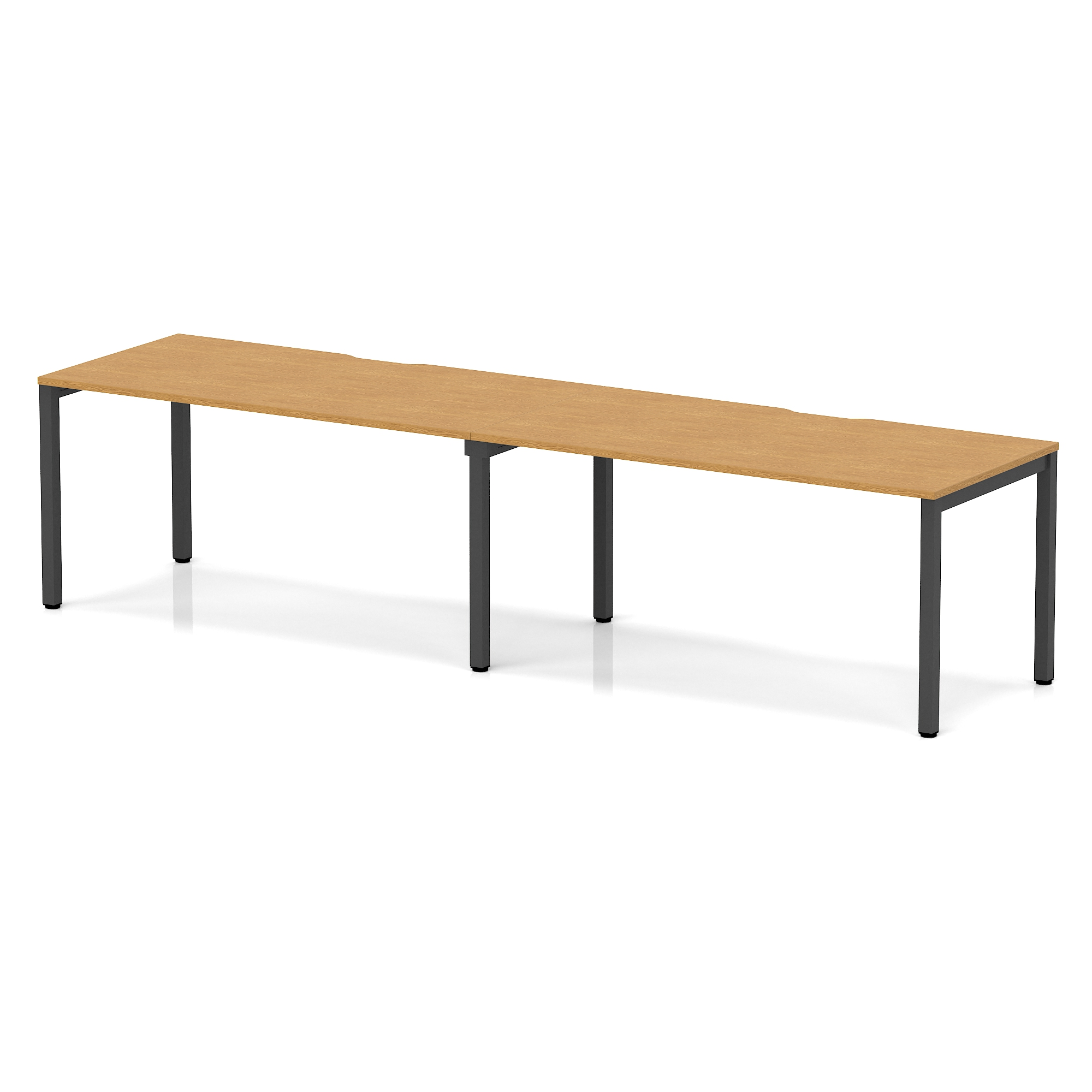 Oak / Black Frame