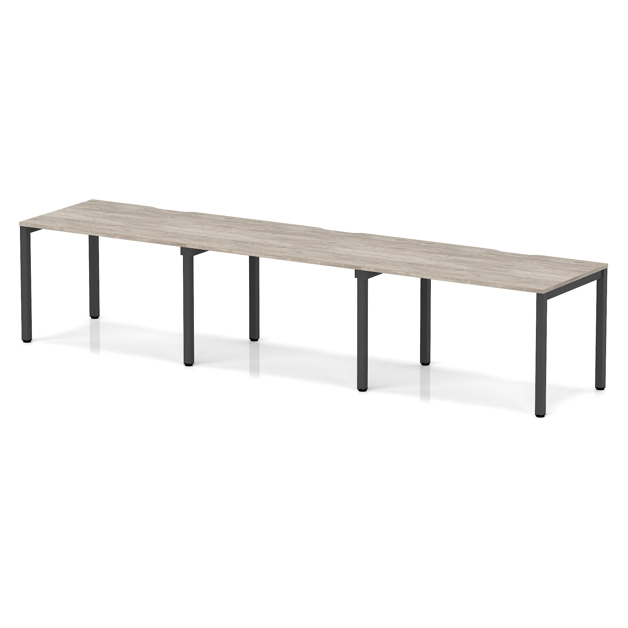 Grey Oak / Black Frame