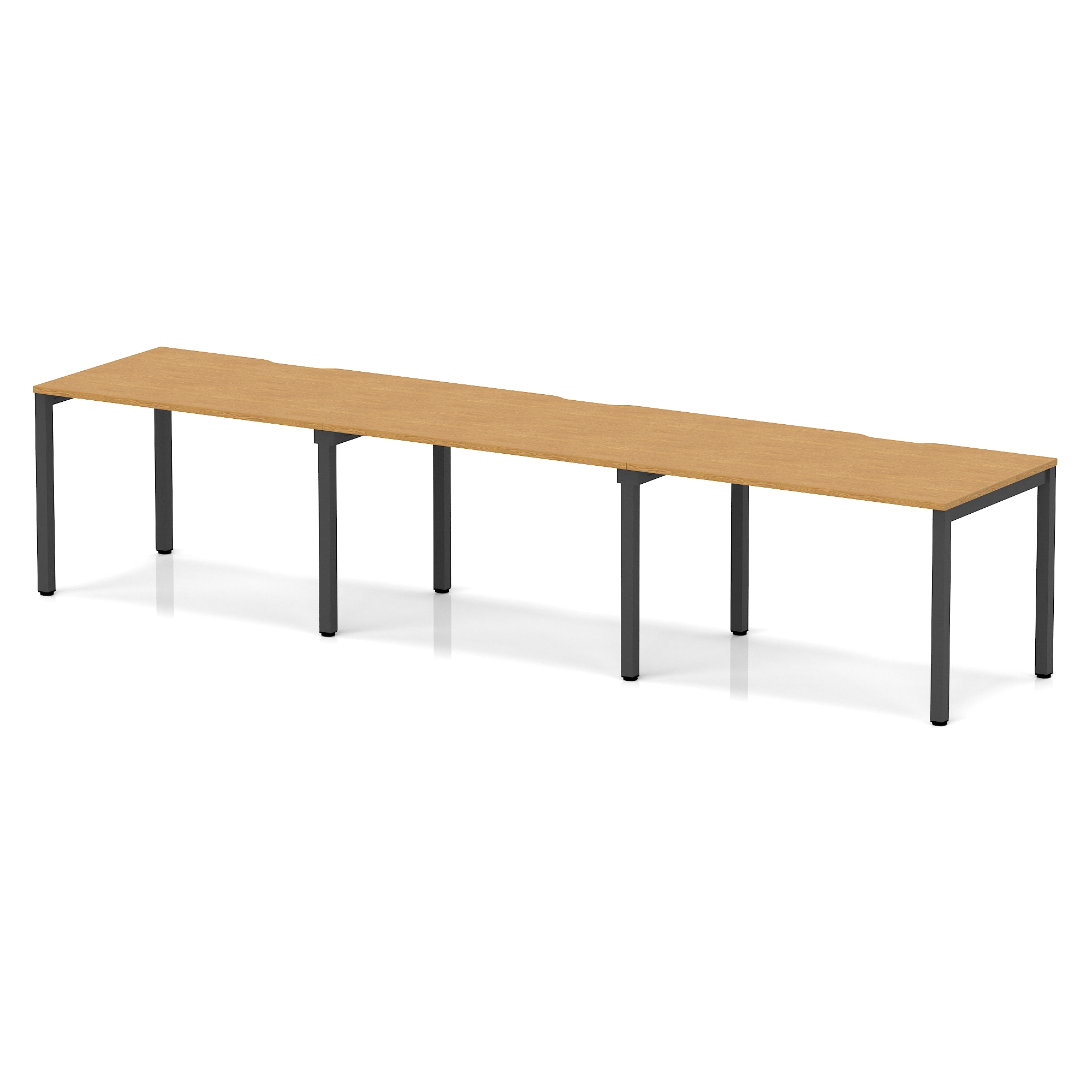 Oak / Black Frame