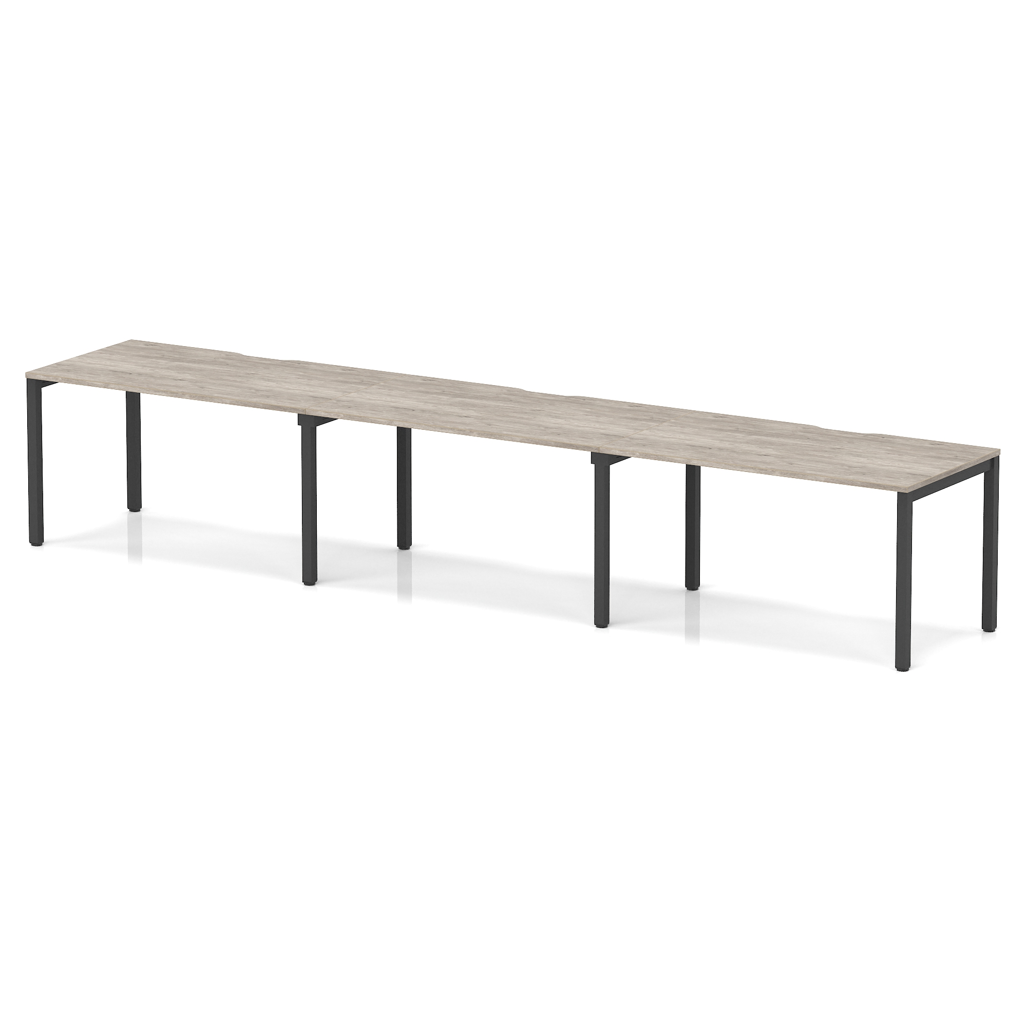 Grey Oak / Black Frame