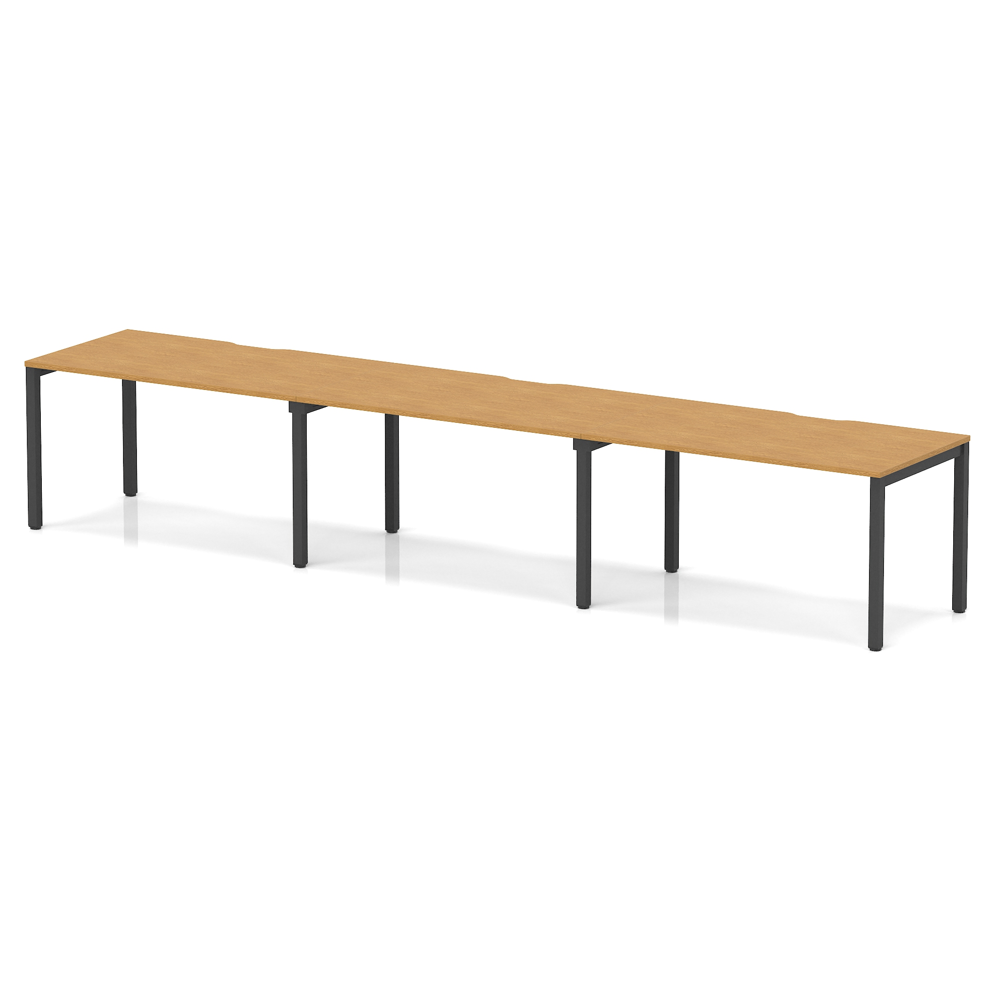 Oak / Black Frame