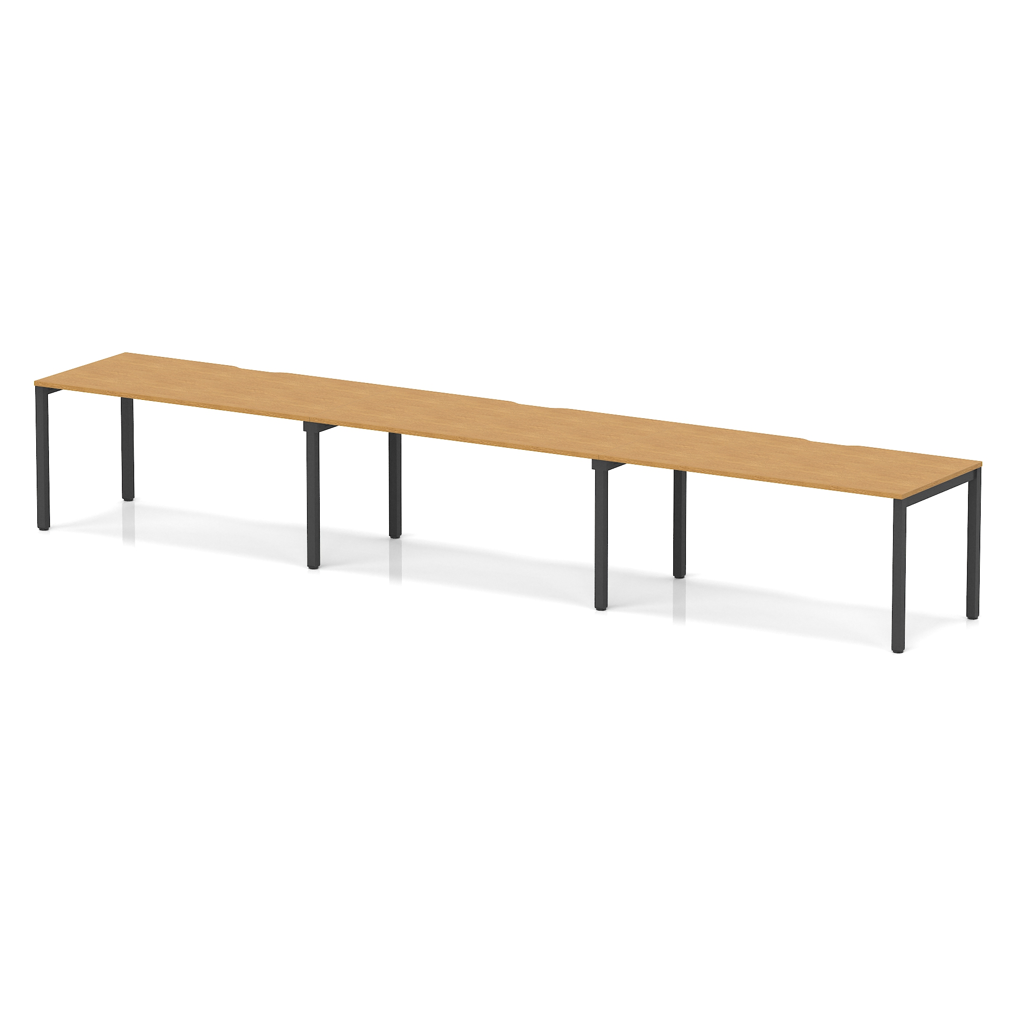 Oak / Black Frame