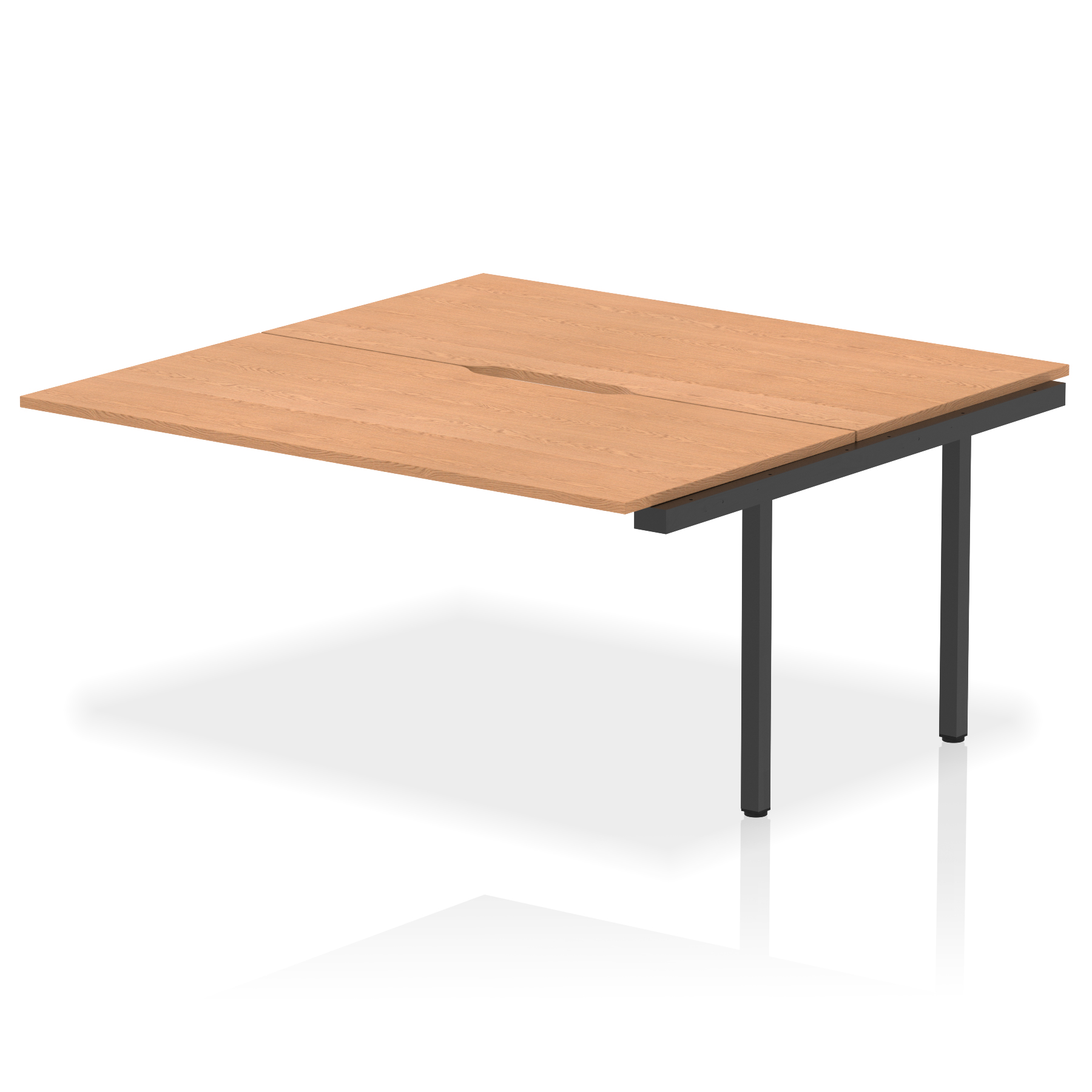 Oak / Black Frame