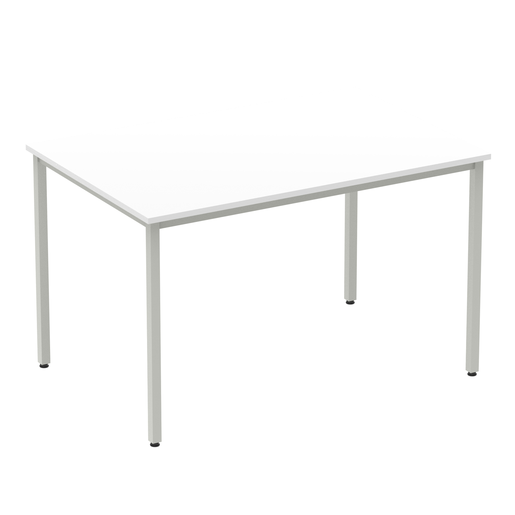 White / Silver Frame