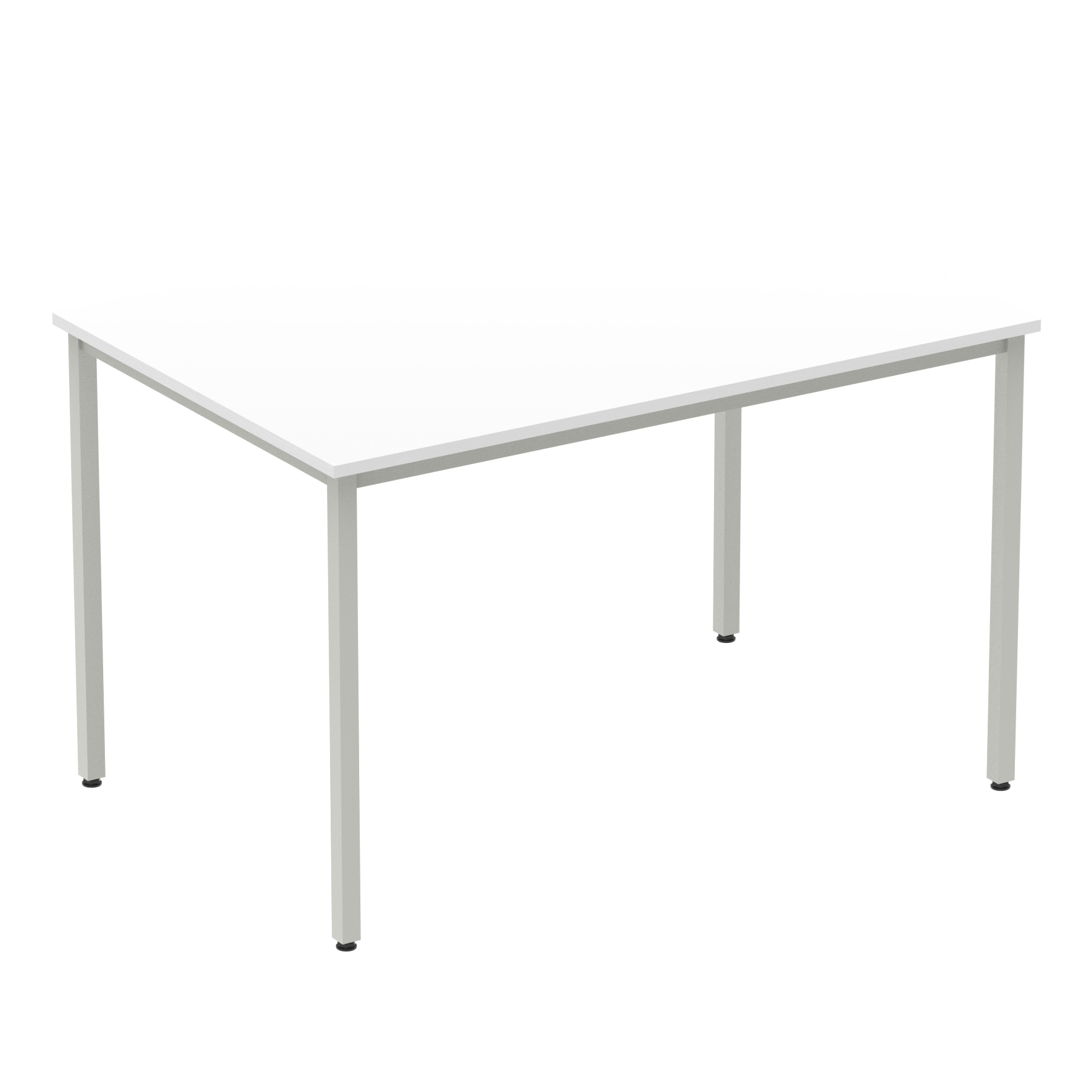 White / Silver Frame
