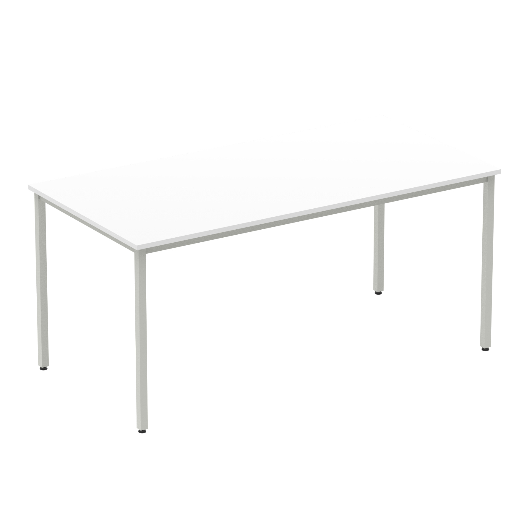 White / Silver Frame