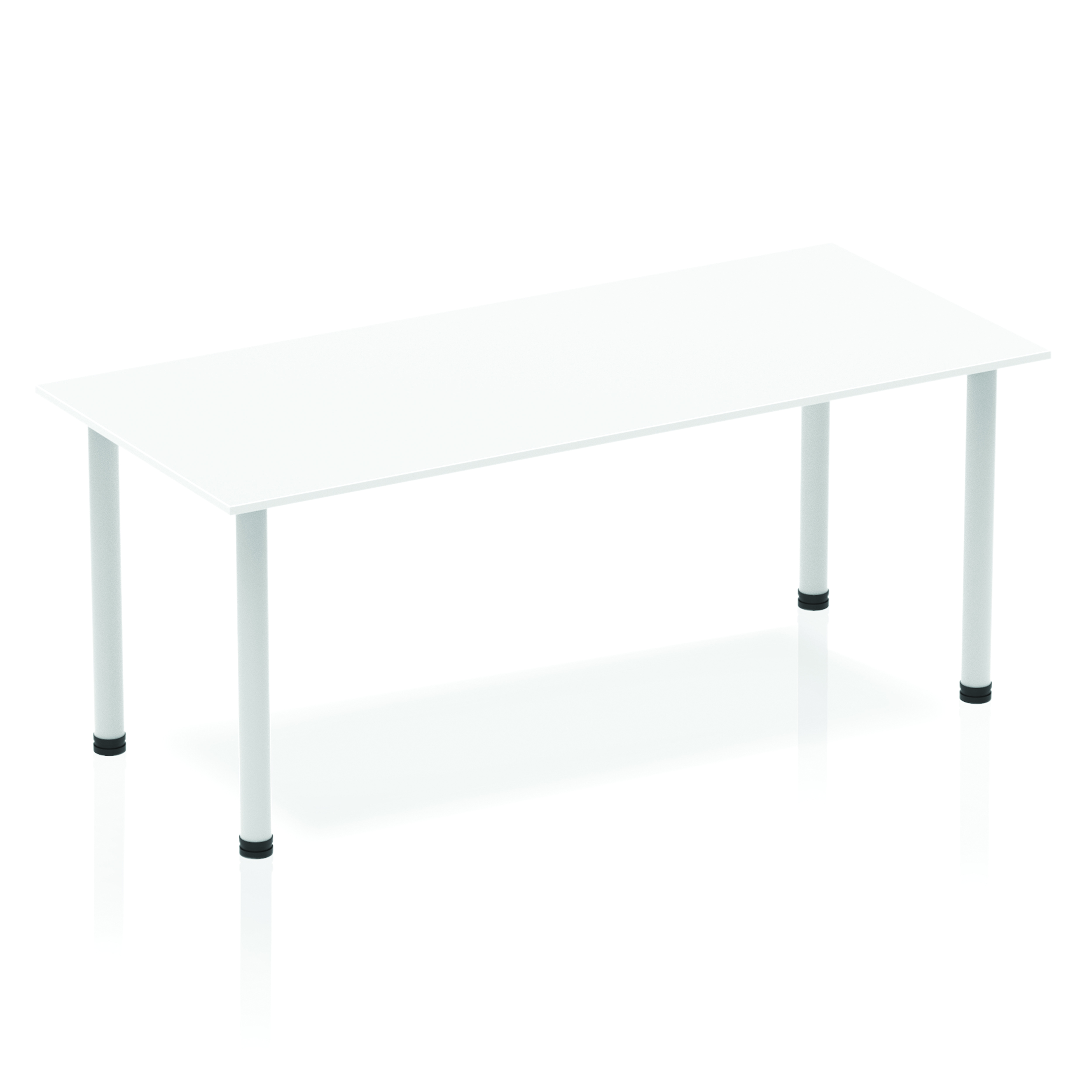 White / Silver Frame