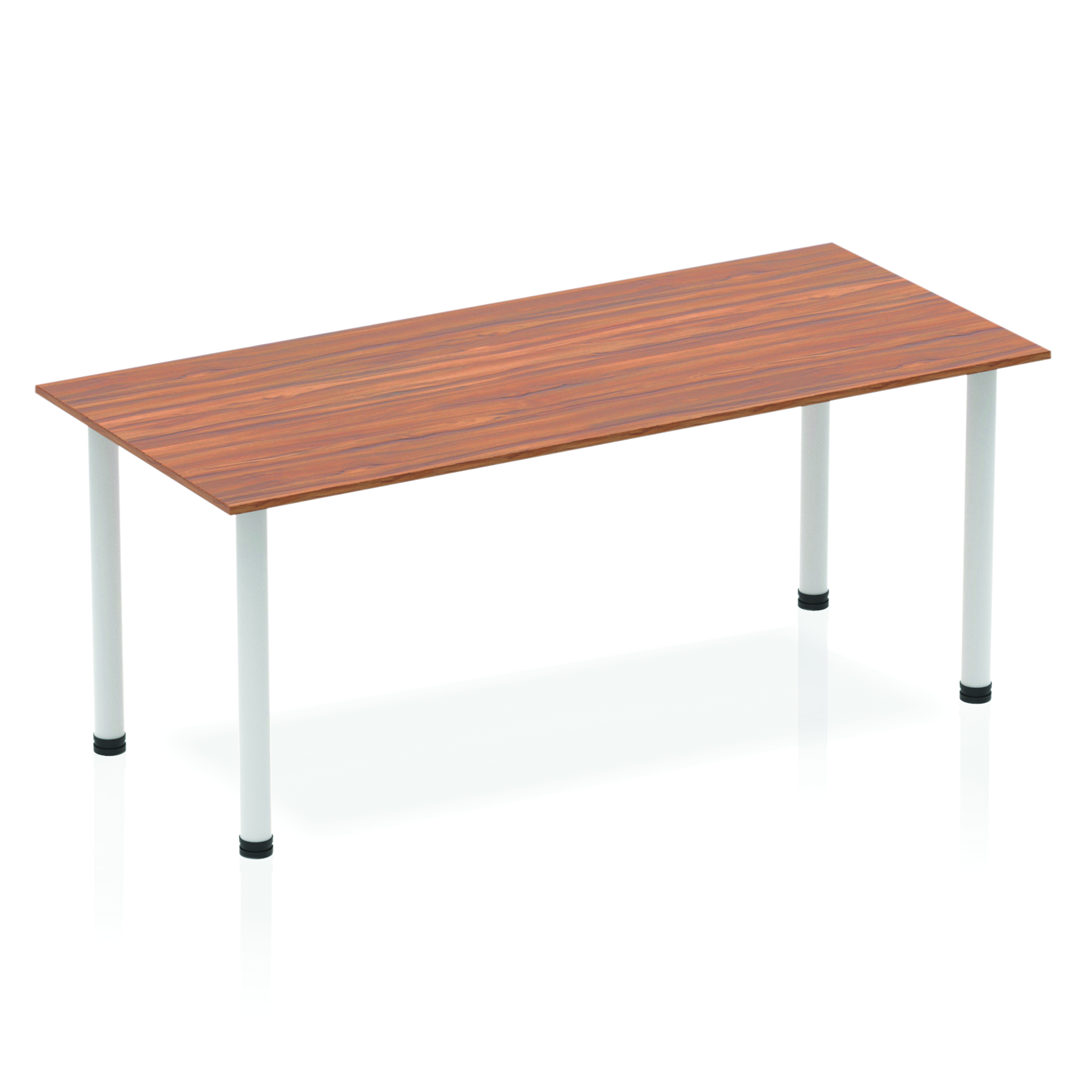 Walnut / Silver Frame
