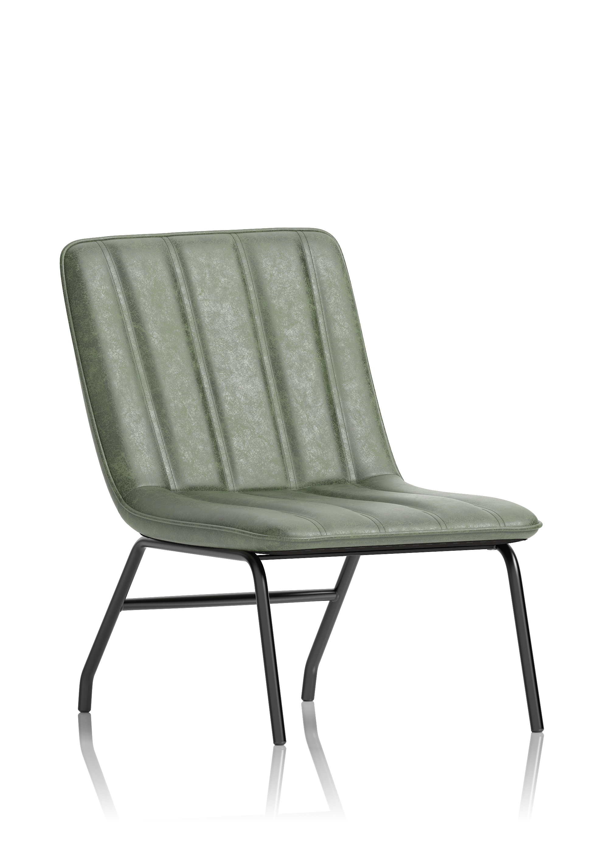 Marlow Bistro Chair — Forest Green / Black Frame