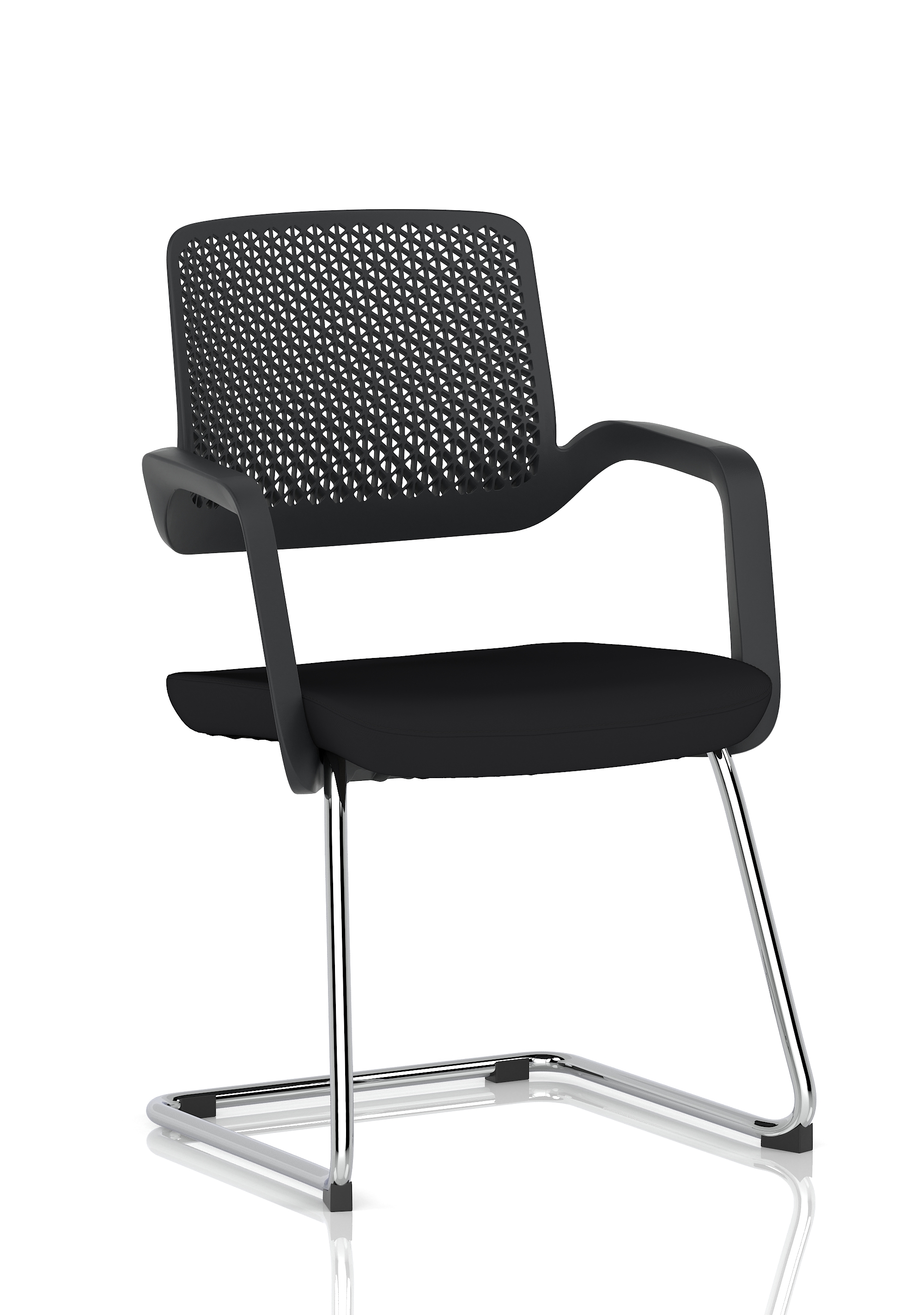 Cosmo Cantilever Chair — Black