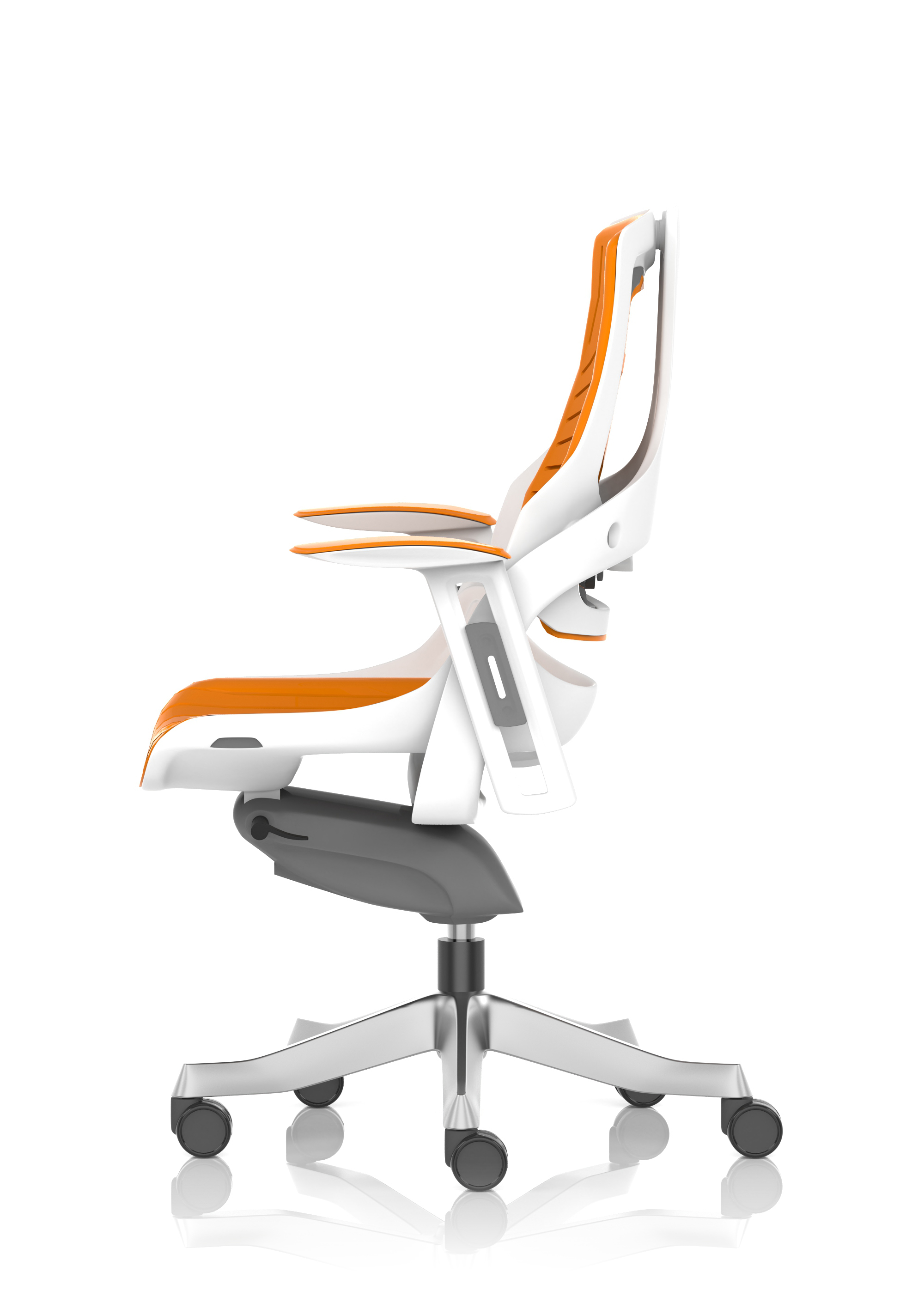 Orange & Silver & White