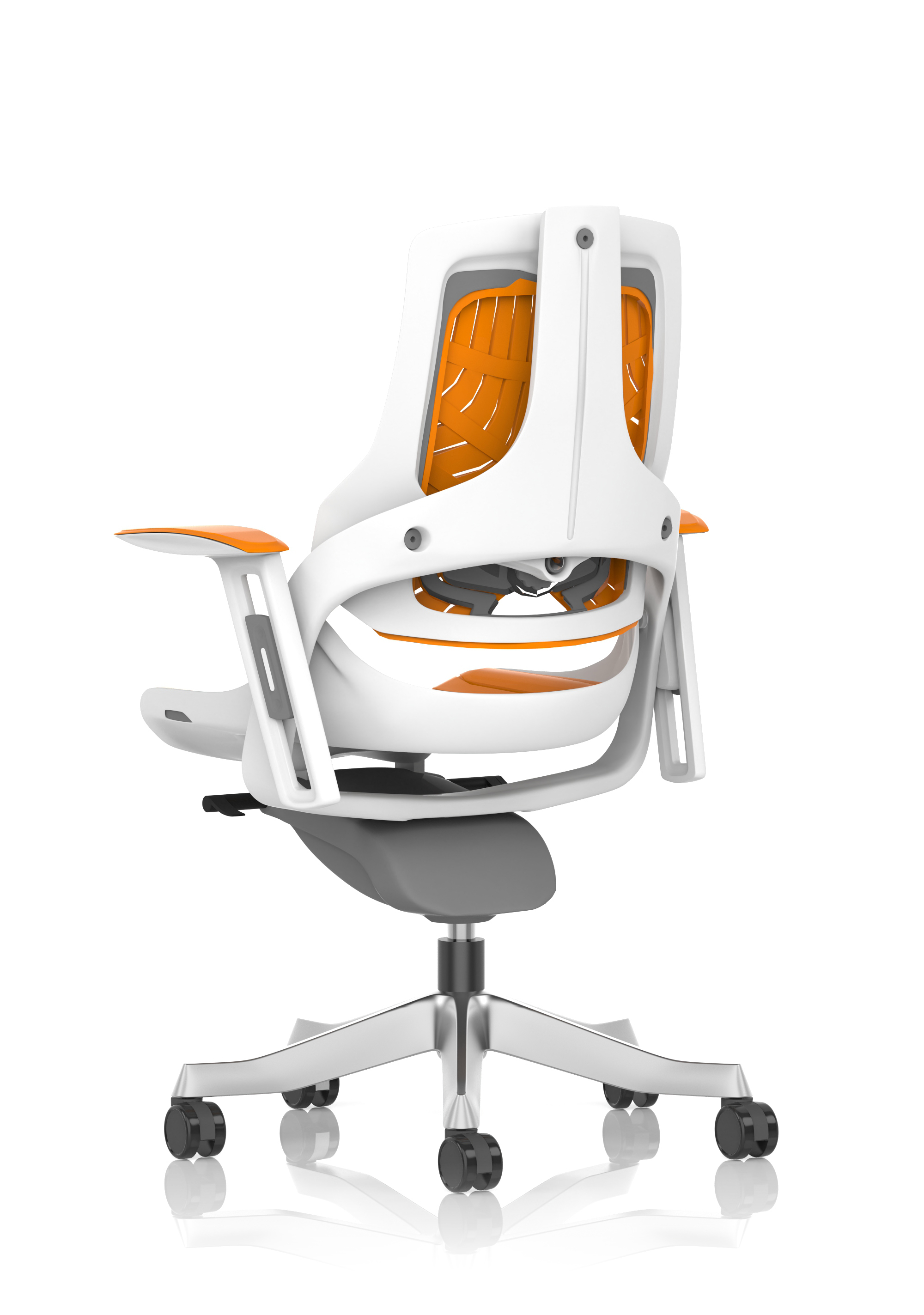Orange & Silver & White