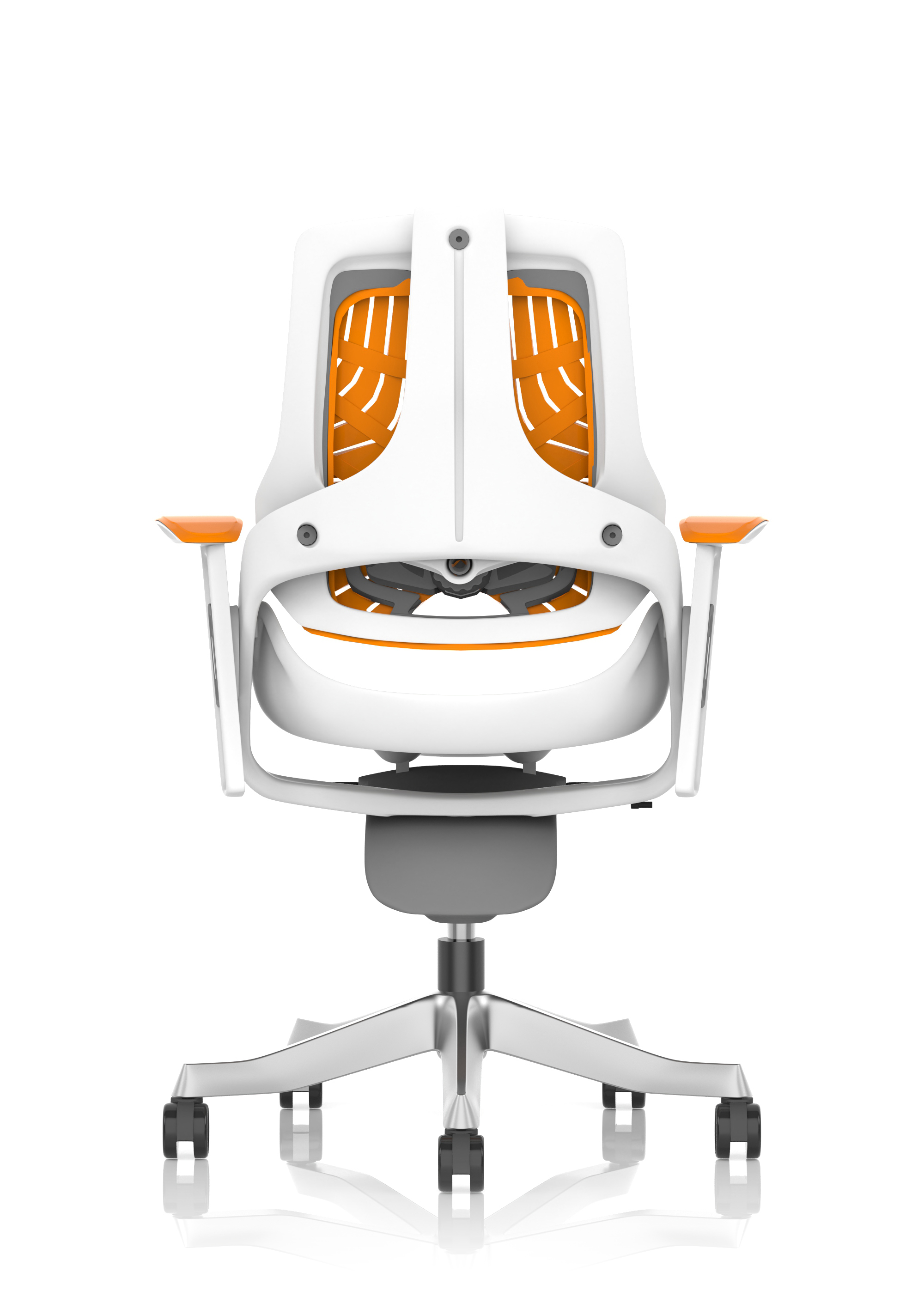 Orange & Silver & White