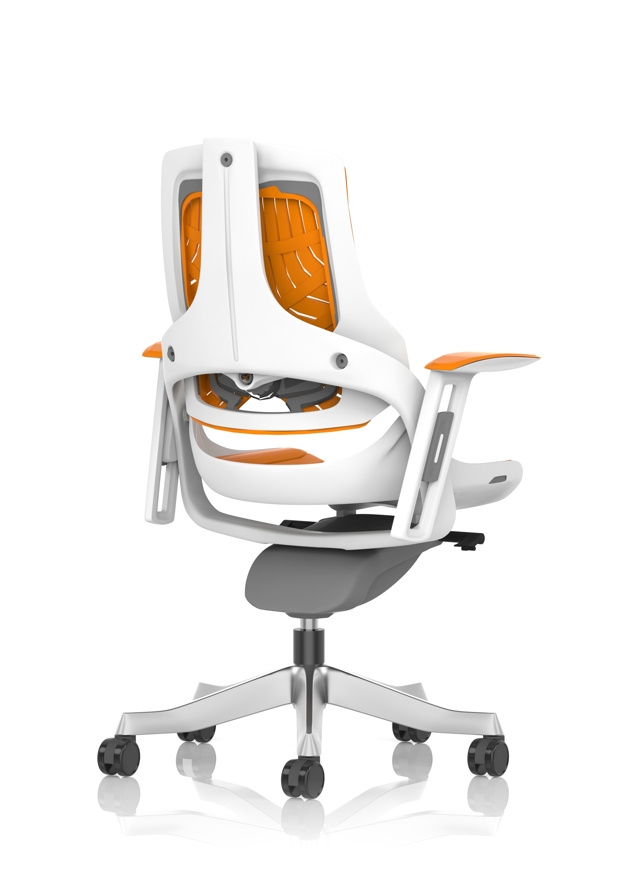 Orange & Silver & White