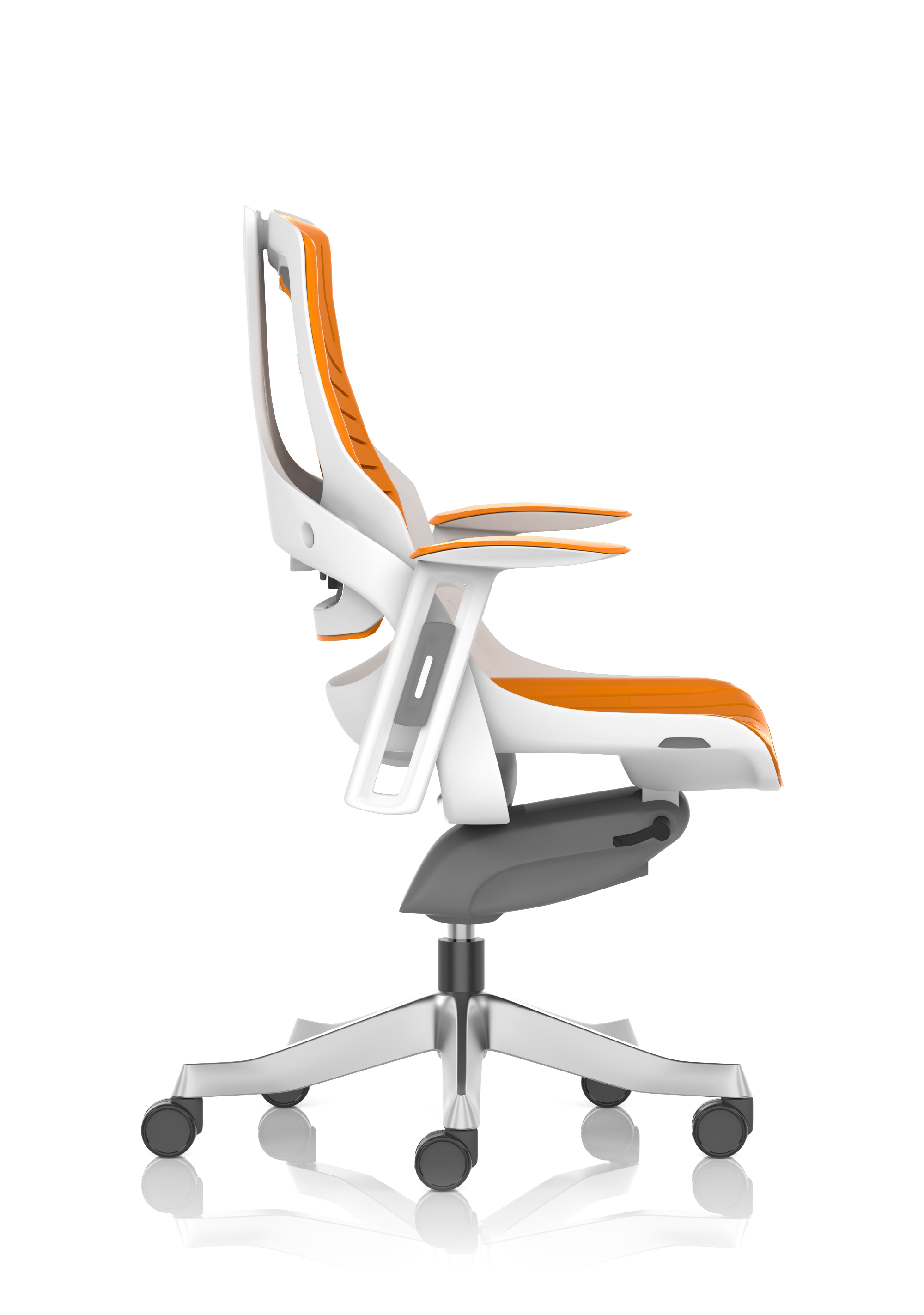 Orange & Silver & White
