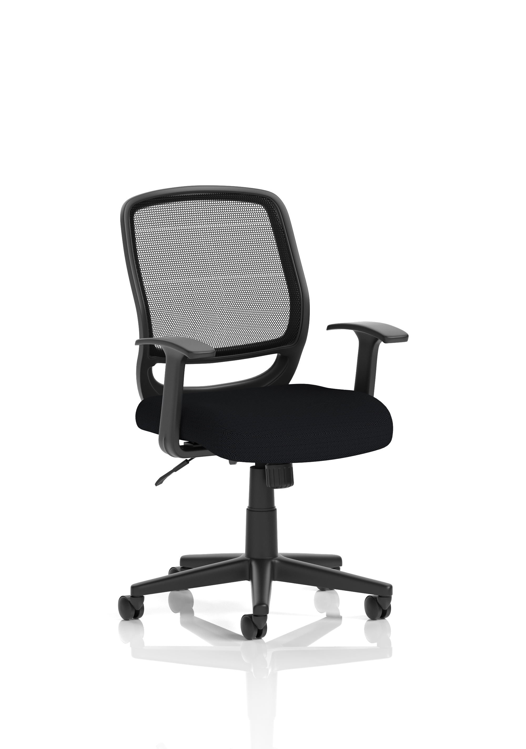 Mave Medium Mesh Back Task Operator Office Chair — Black