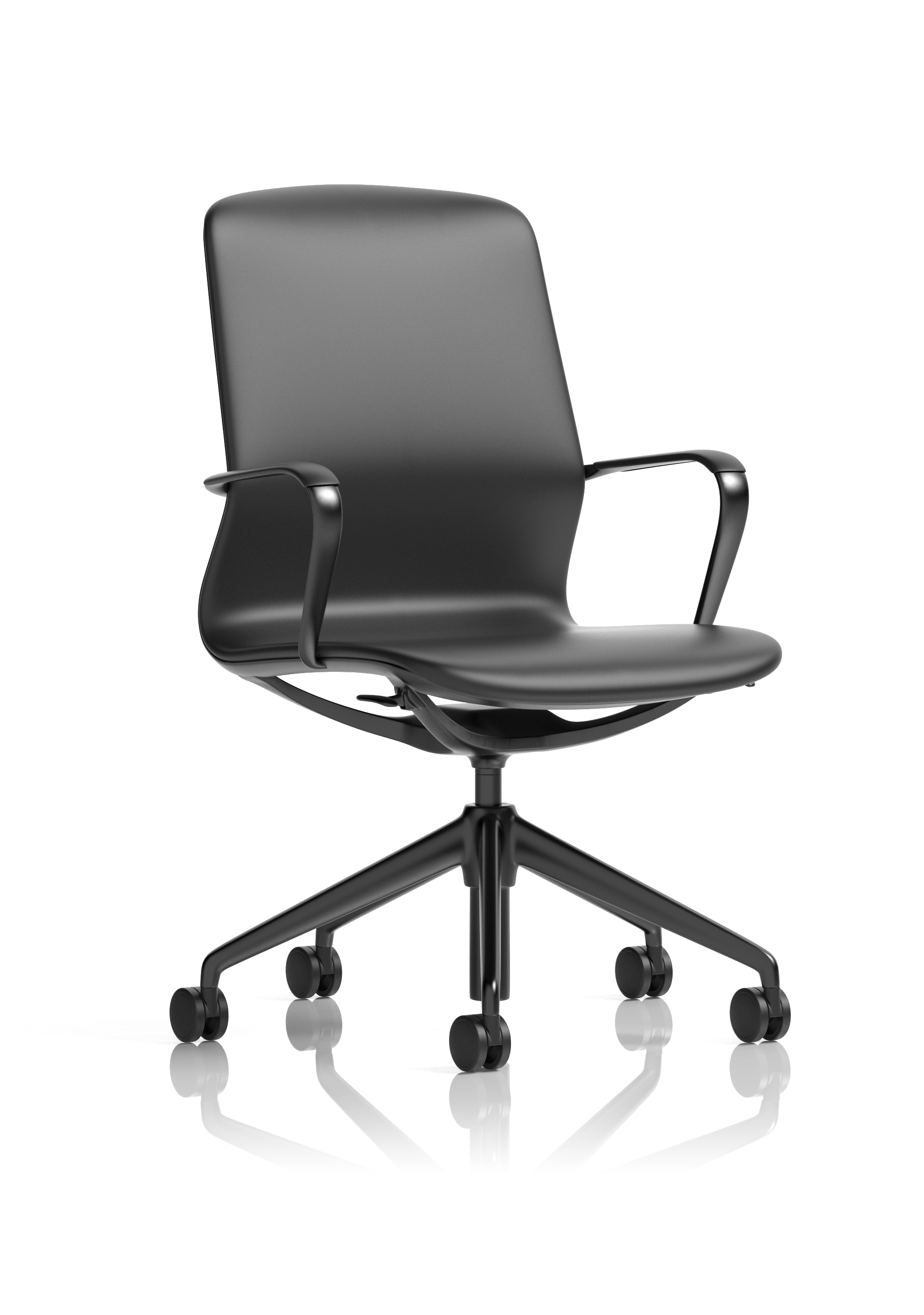 Lucia High Back Executive Office Chair — Black