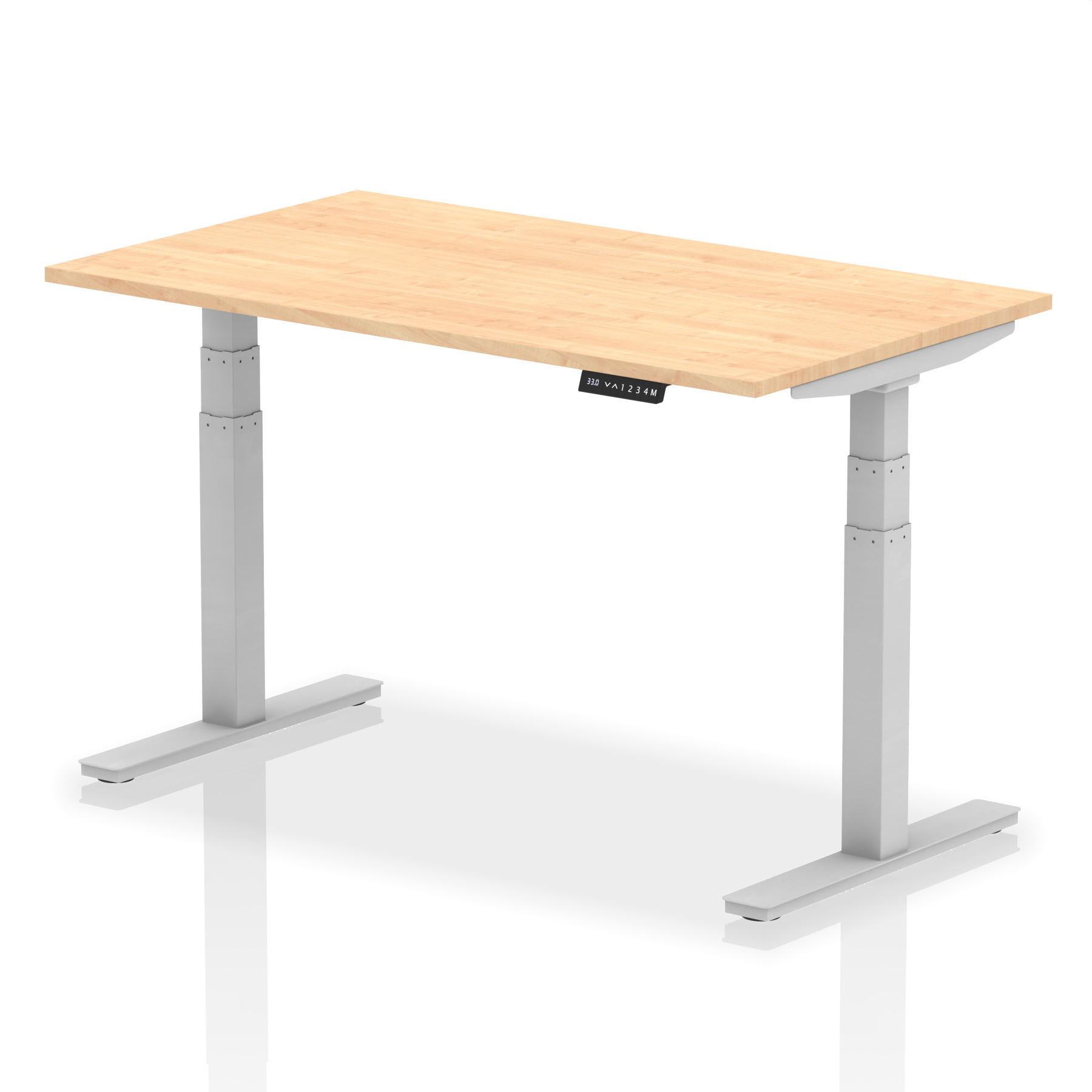 Maple / Silver Frame