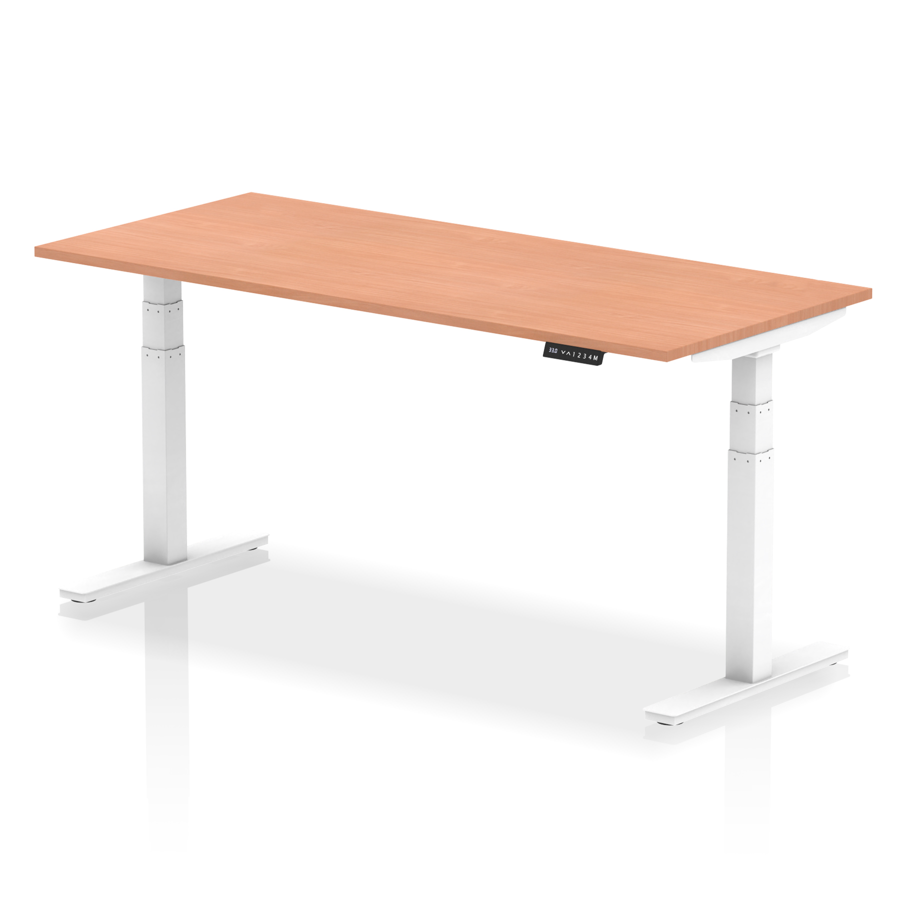 Beech / White Frame