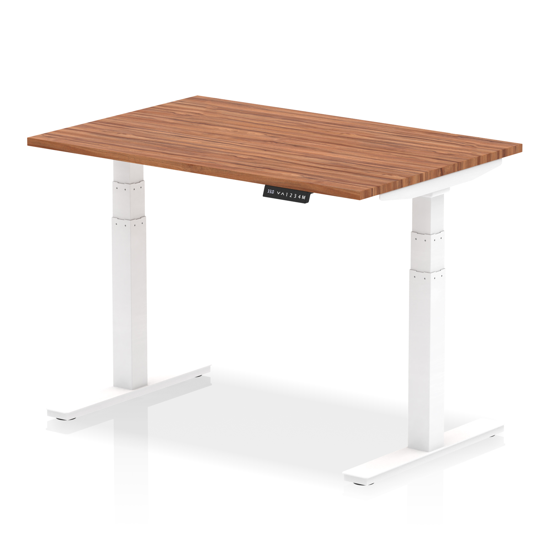 Walnut / White Frame