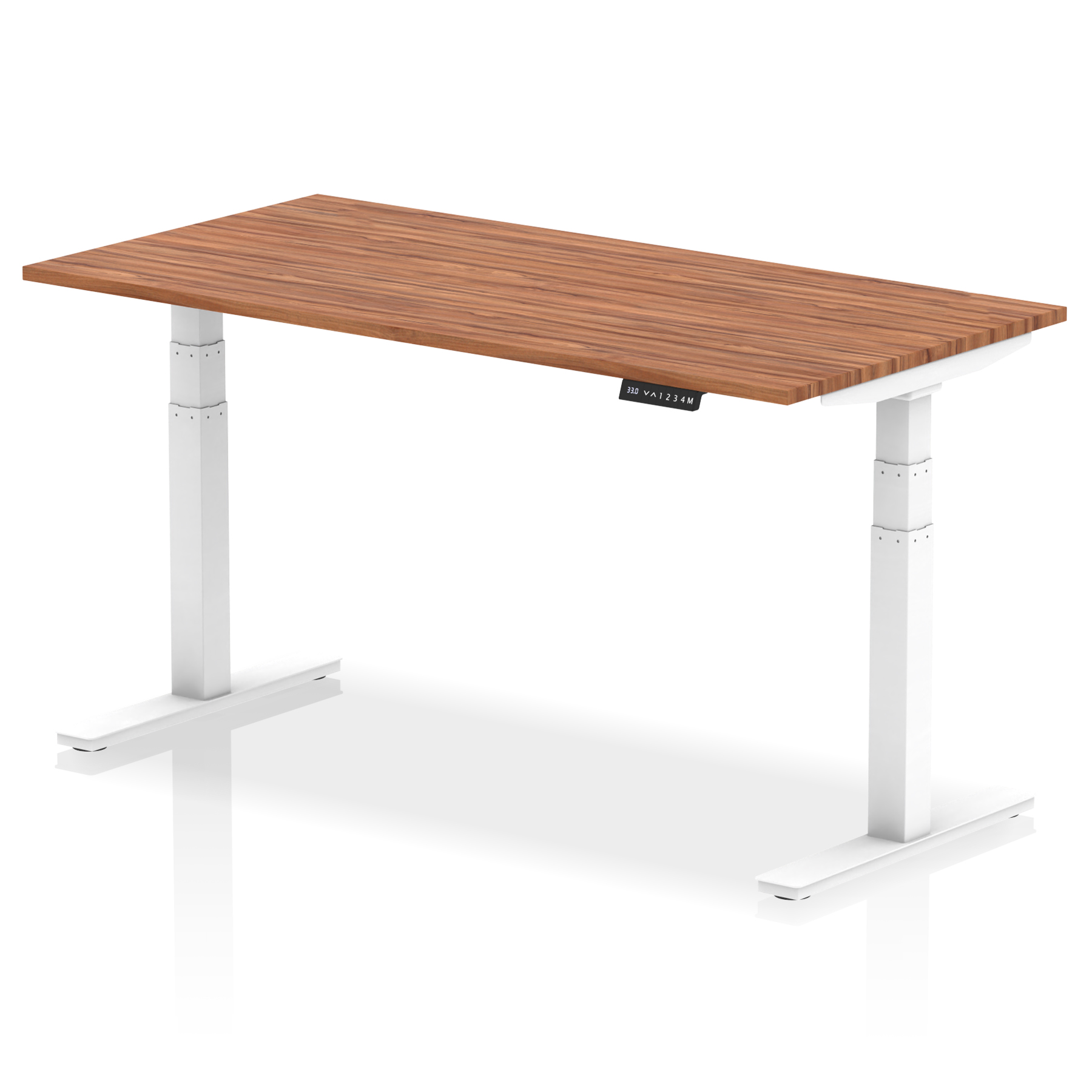 Walnut / White Frame