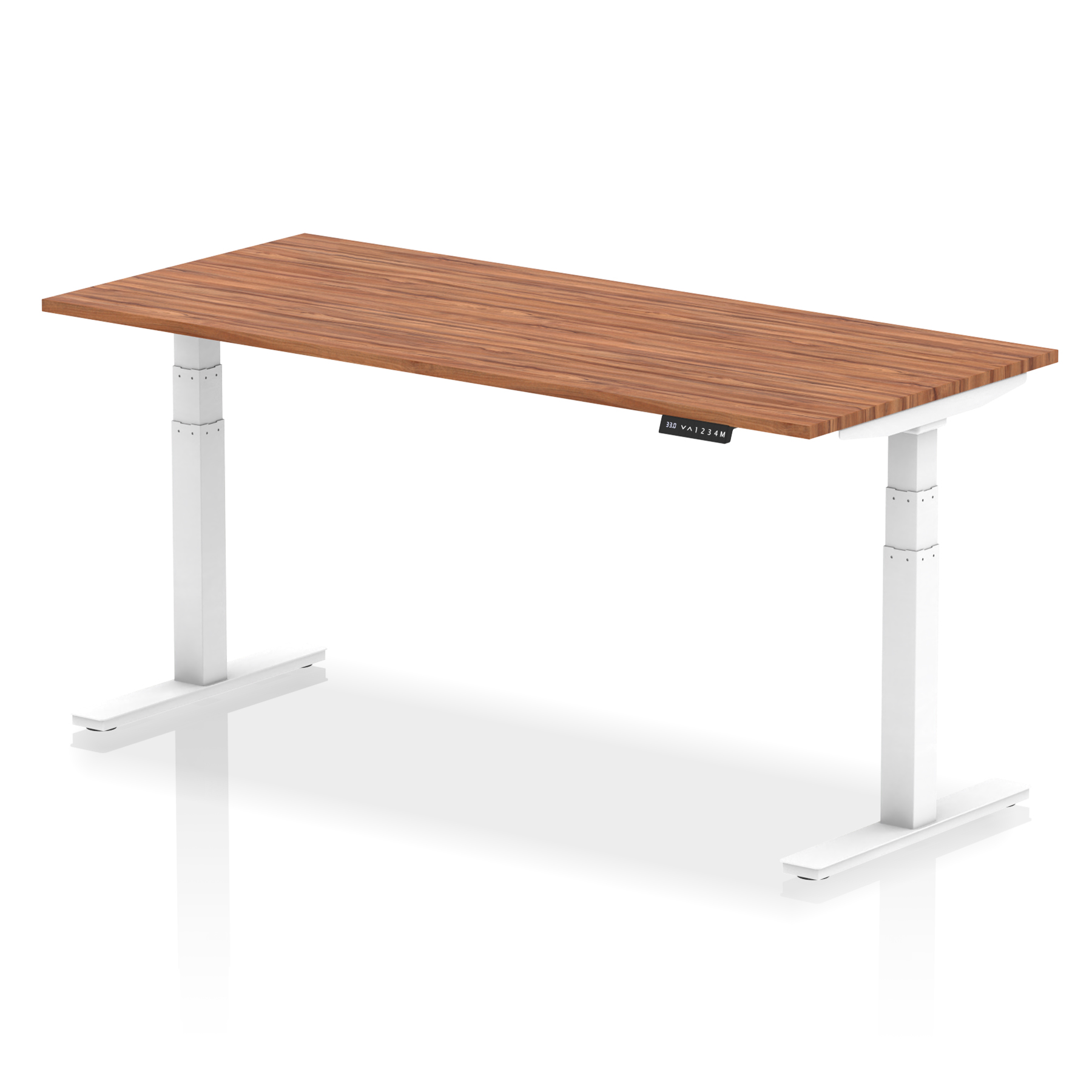 Walnut / White Frame