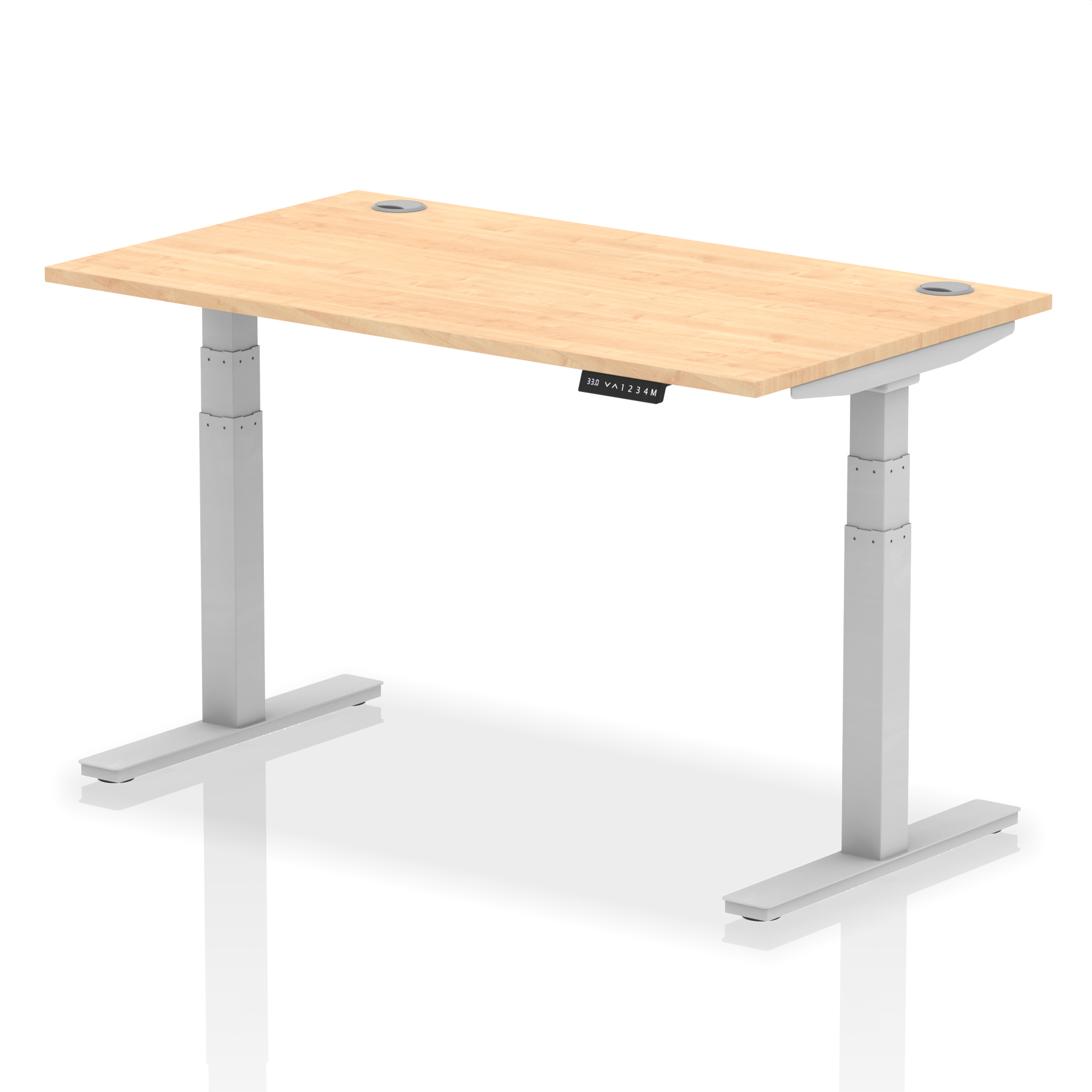 Maple / Silver Frame