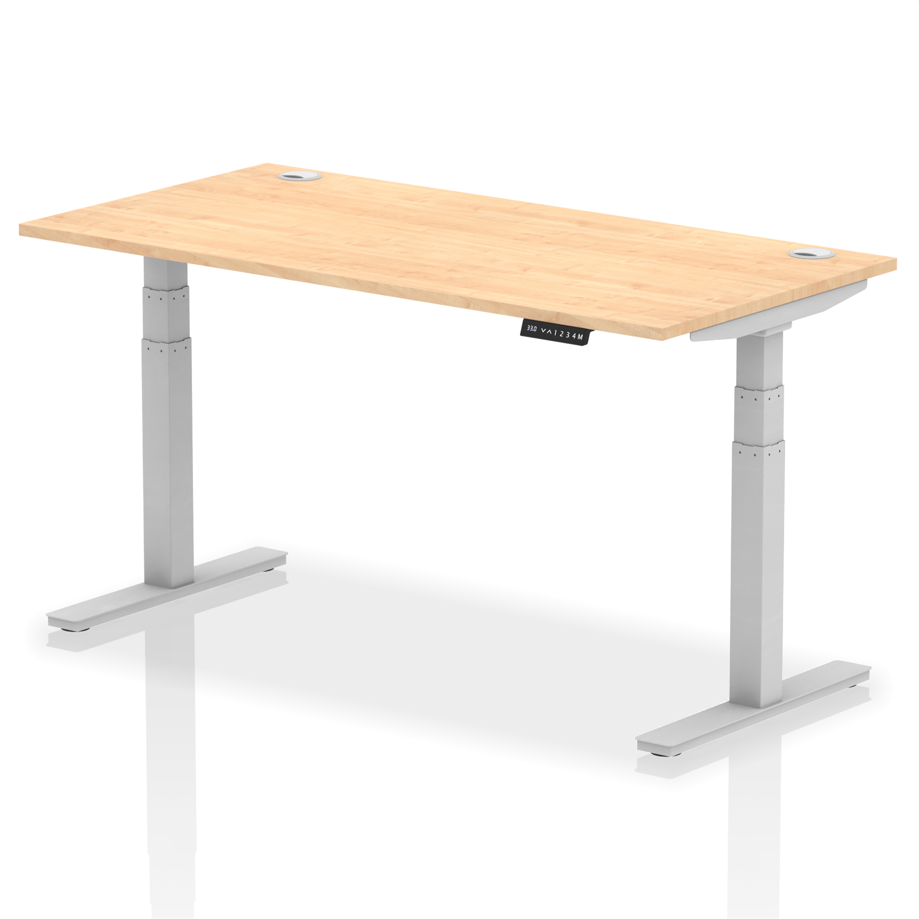 Maple / Silver Frame