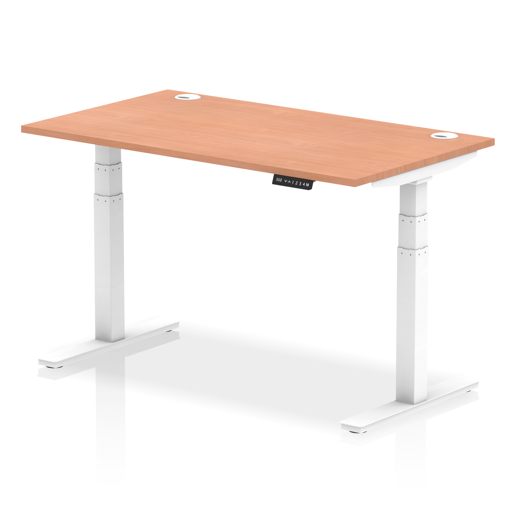 Beech / White Frame