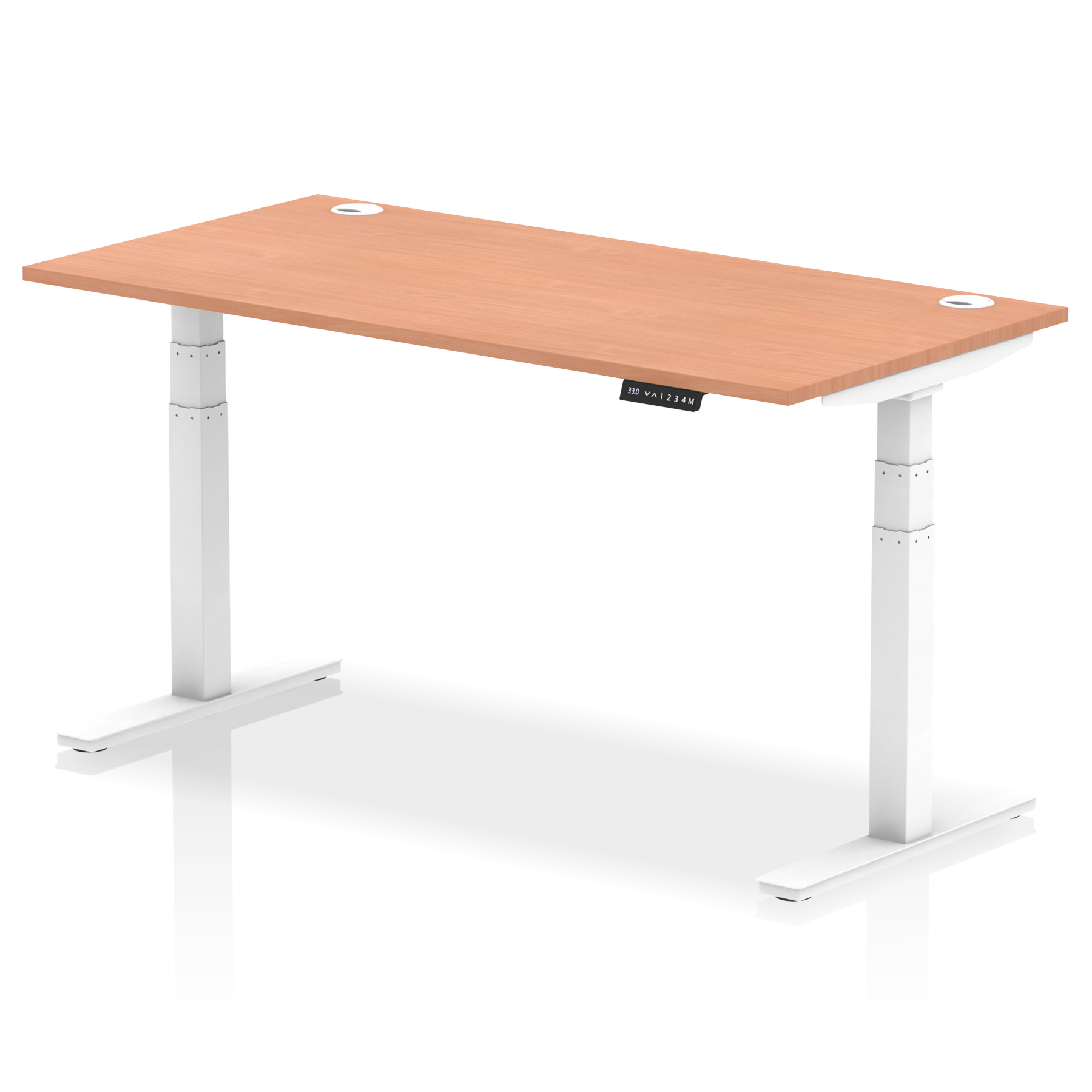 Beech / White Frame
