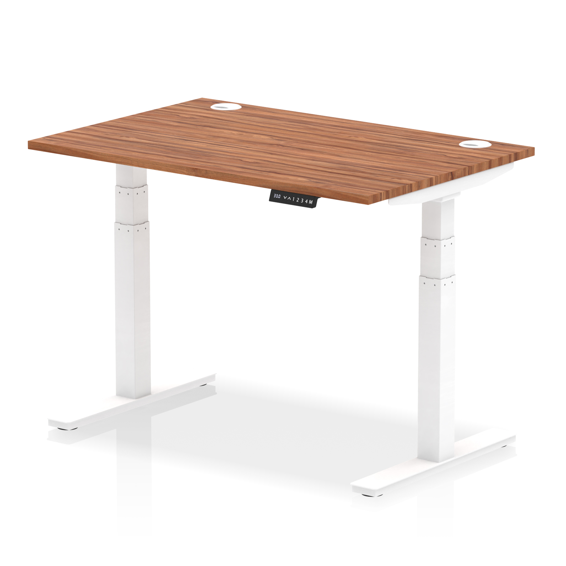 Walnut / White Frame