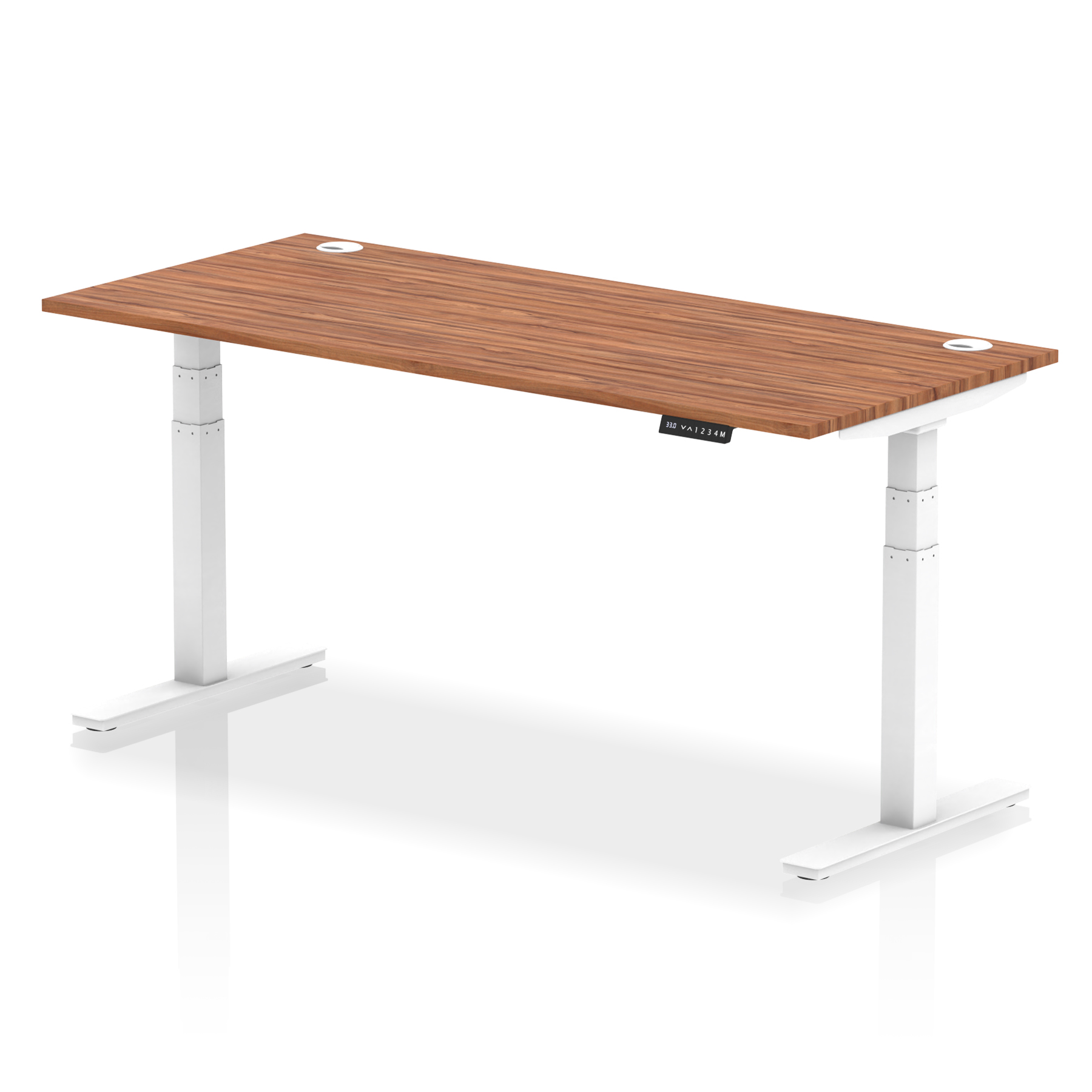 Walnut / White Frame