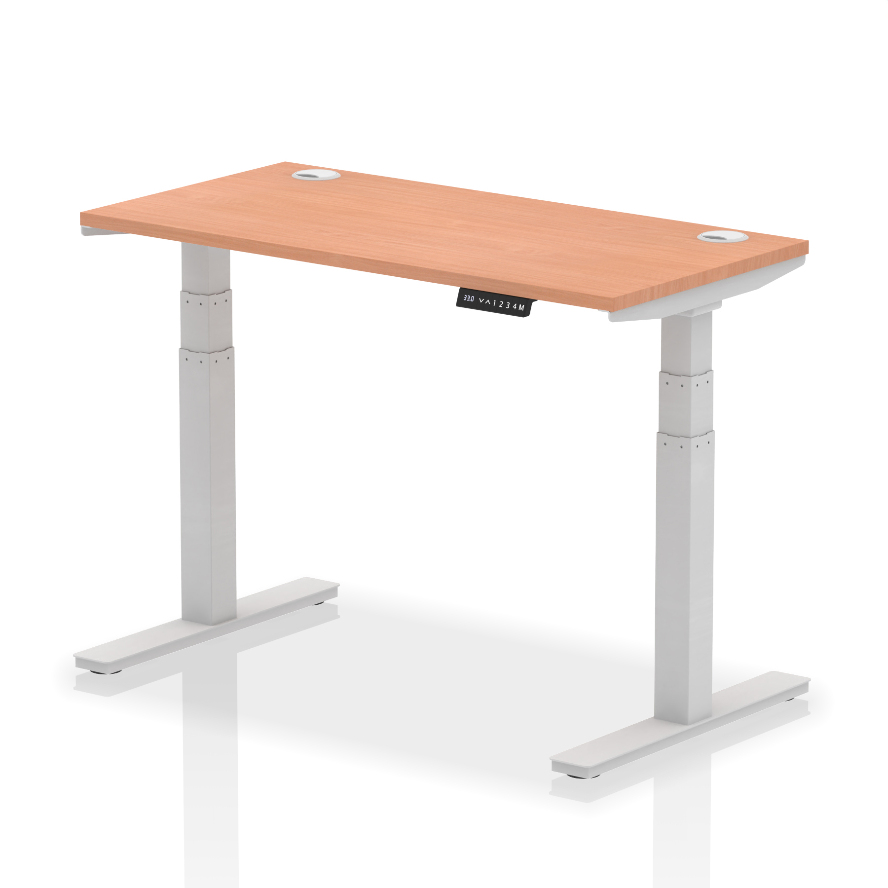 Beech / Silver Frame