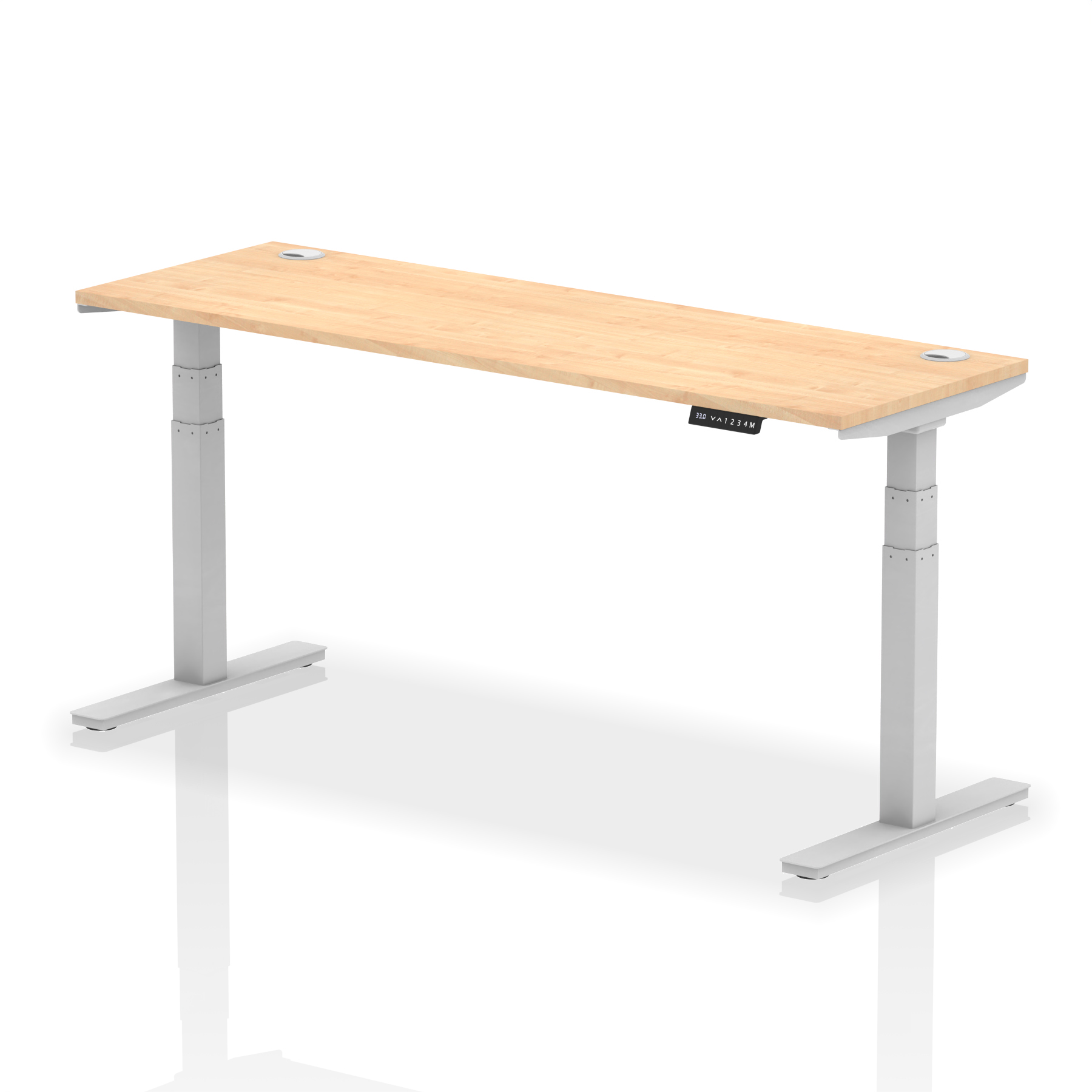 Maple / Silver Frame
