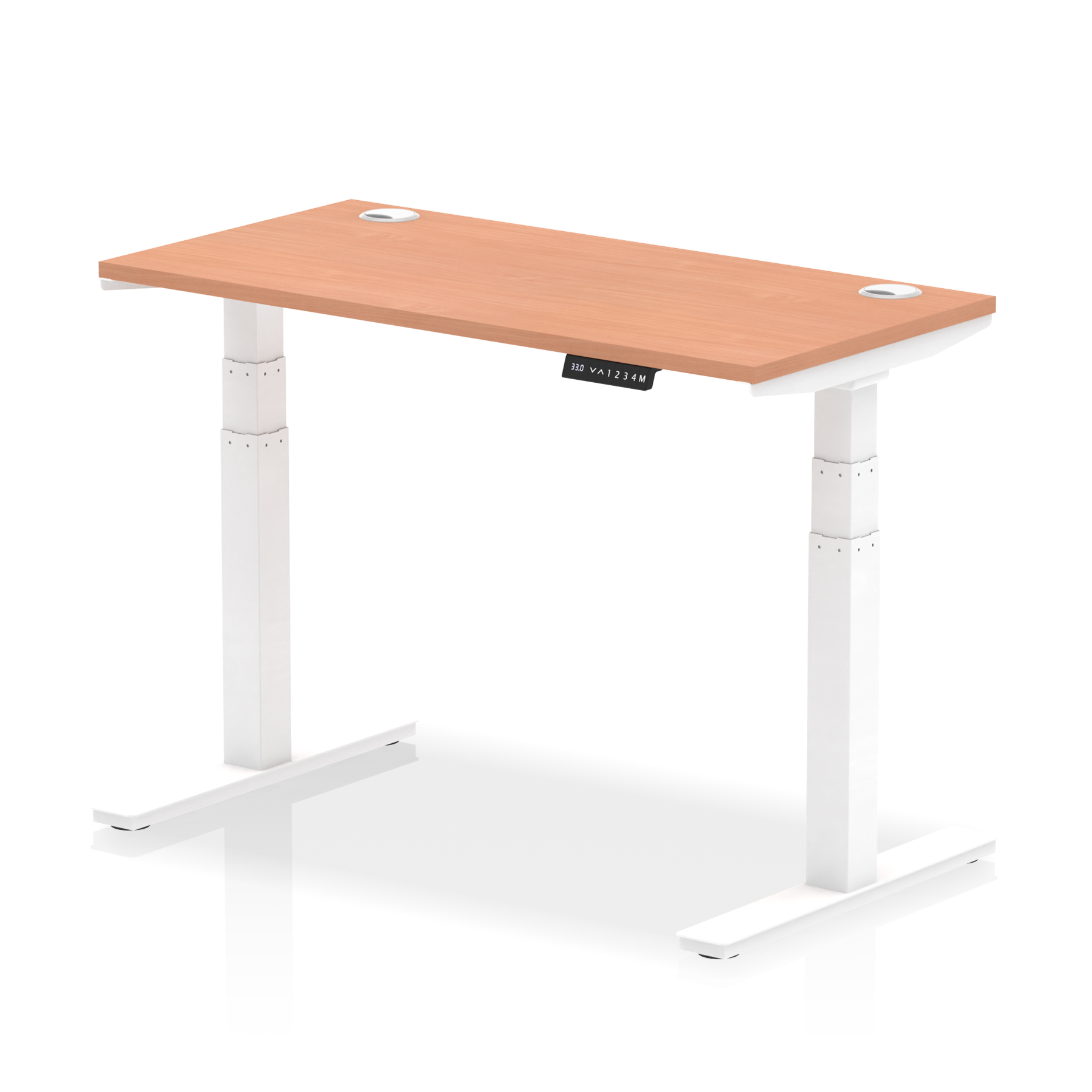 Beech / White Frame