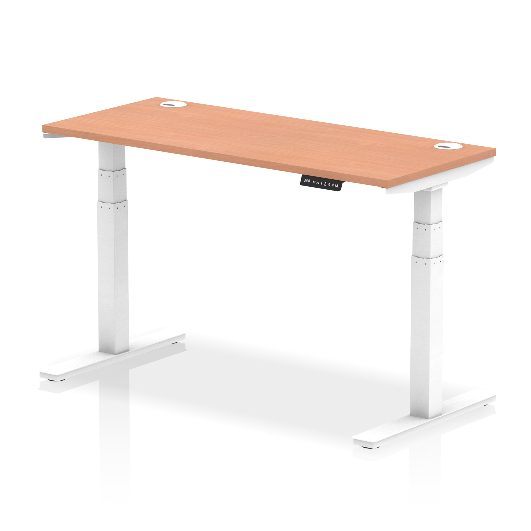 Beech / White Frame