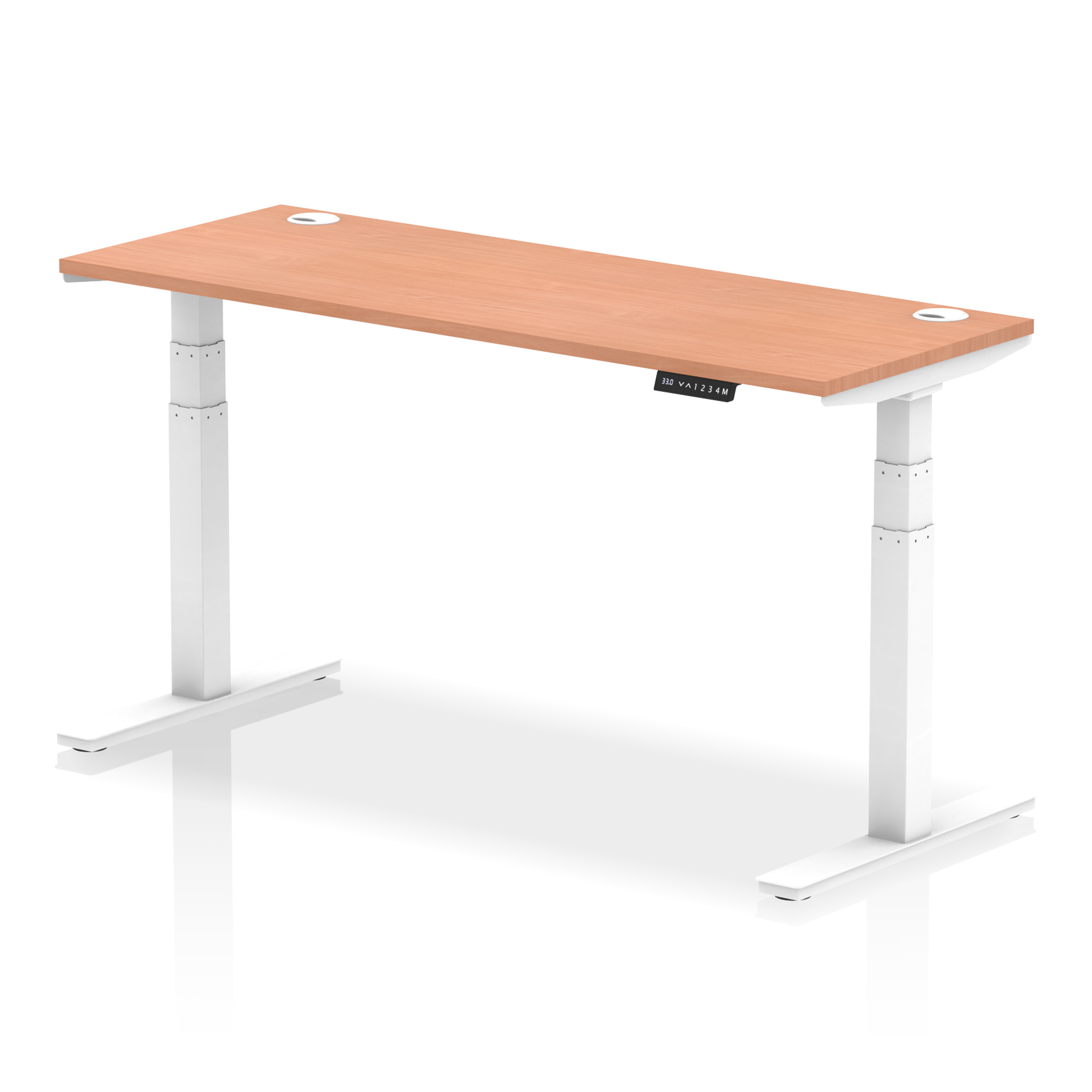 Beech / White Frame